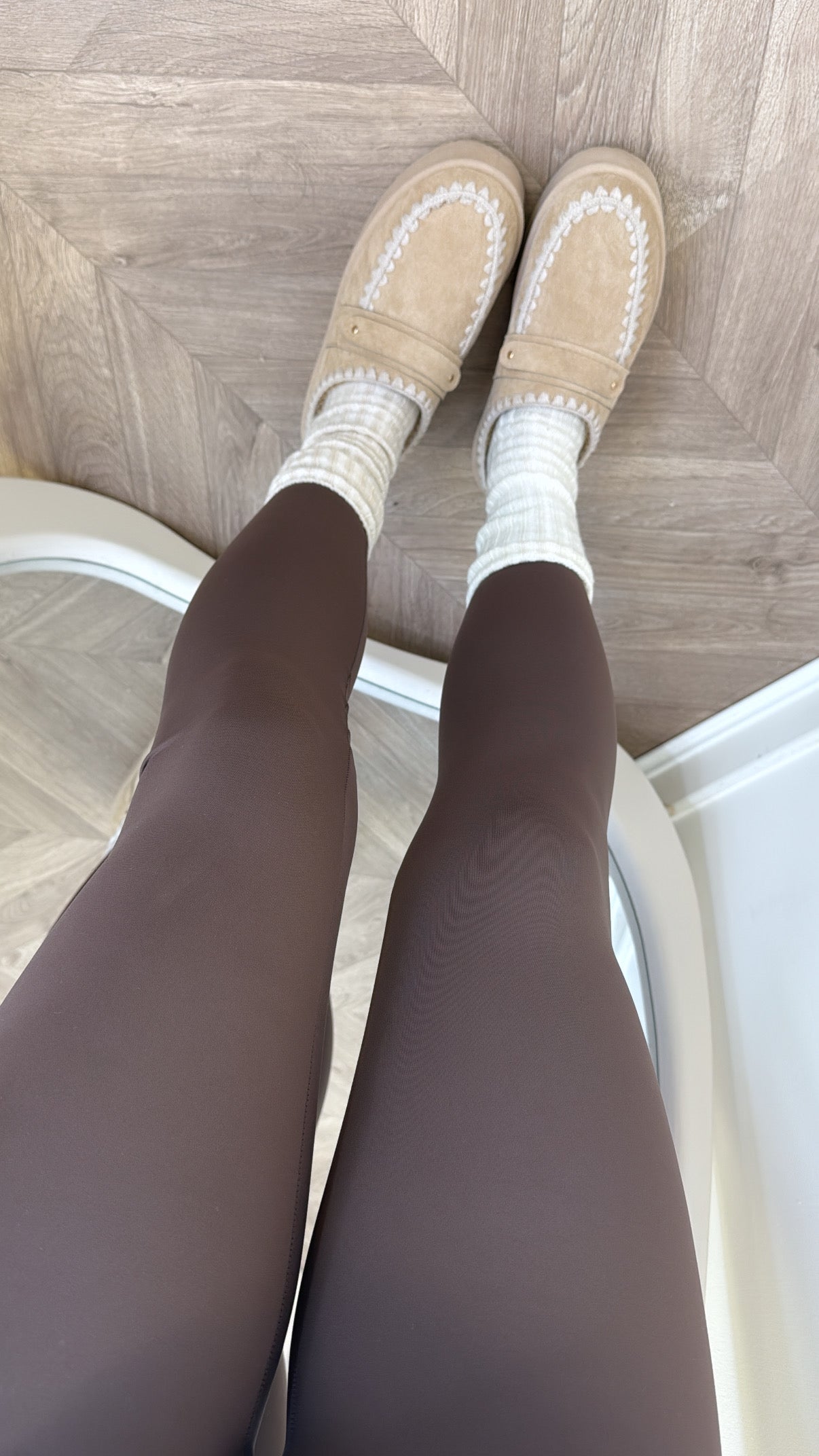 LIBBY brown high waist buttery soft leggings