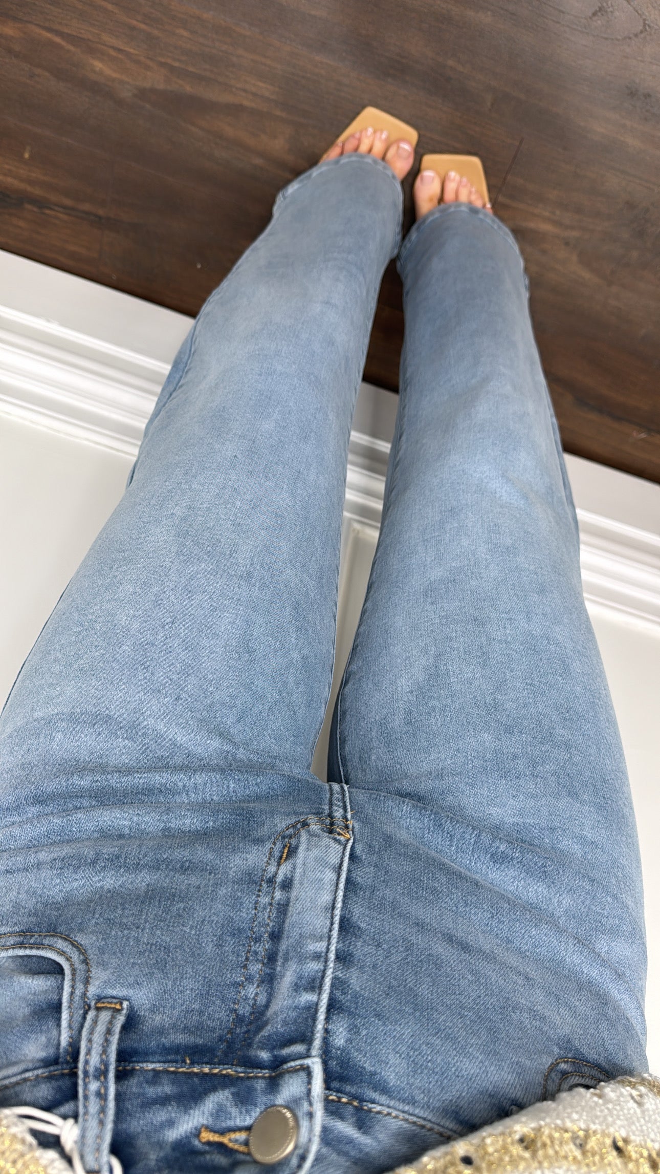 ROMA blue wide leg jeans