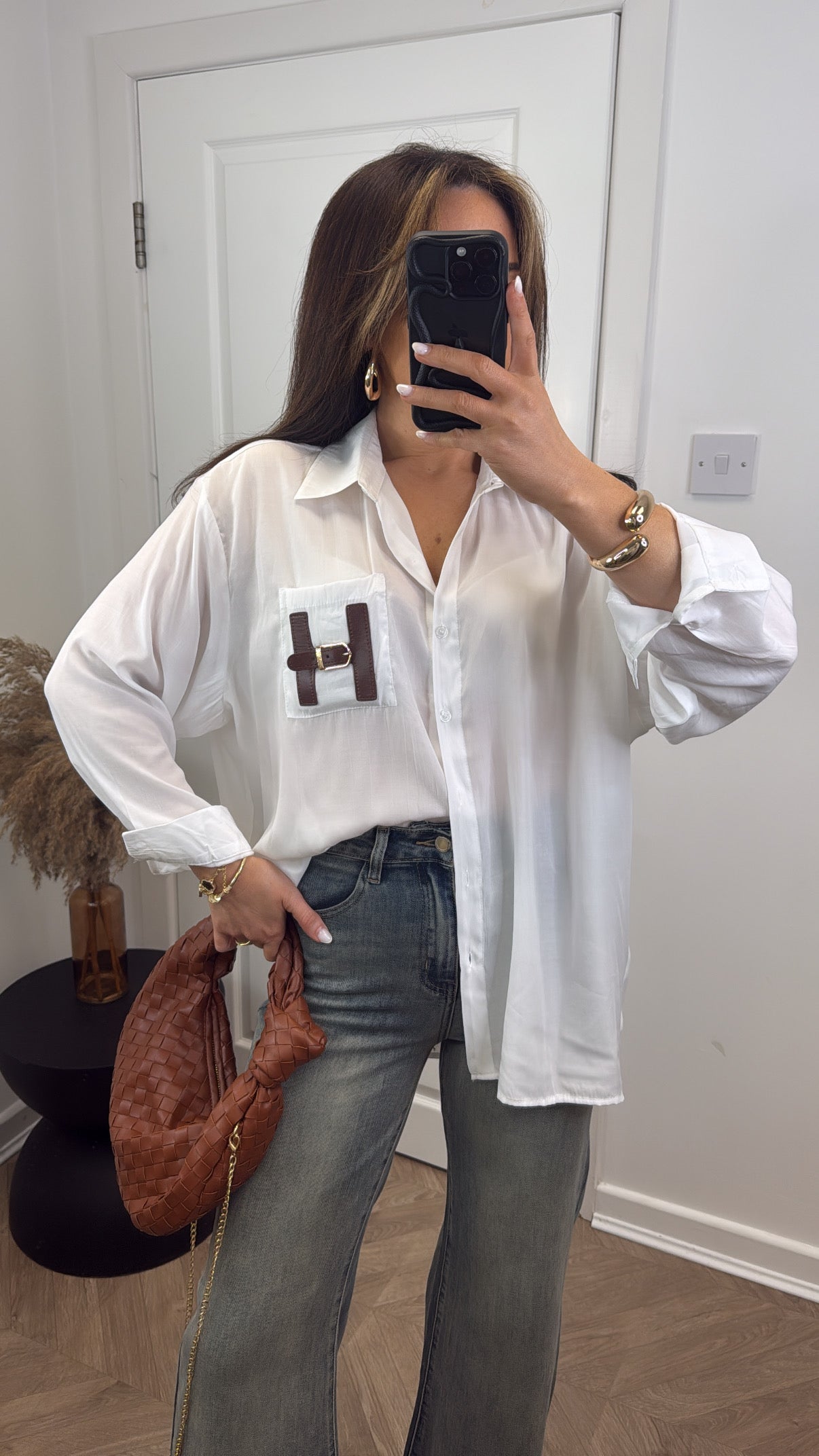 LILAH white lightweight shirt