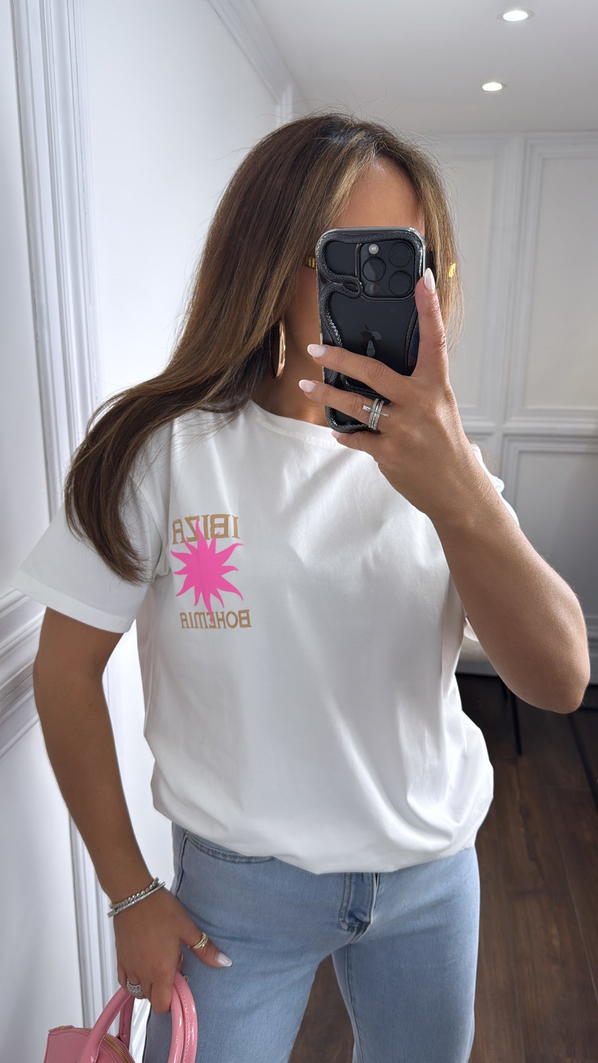 IBIZA white sun tshirt