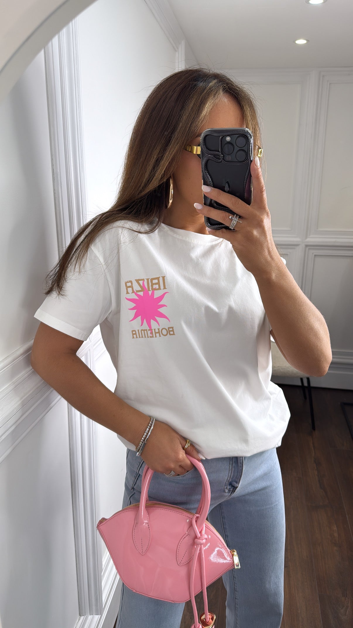 IBIZA white sun tshirt