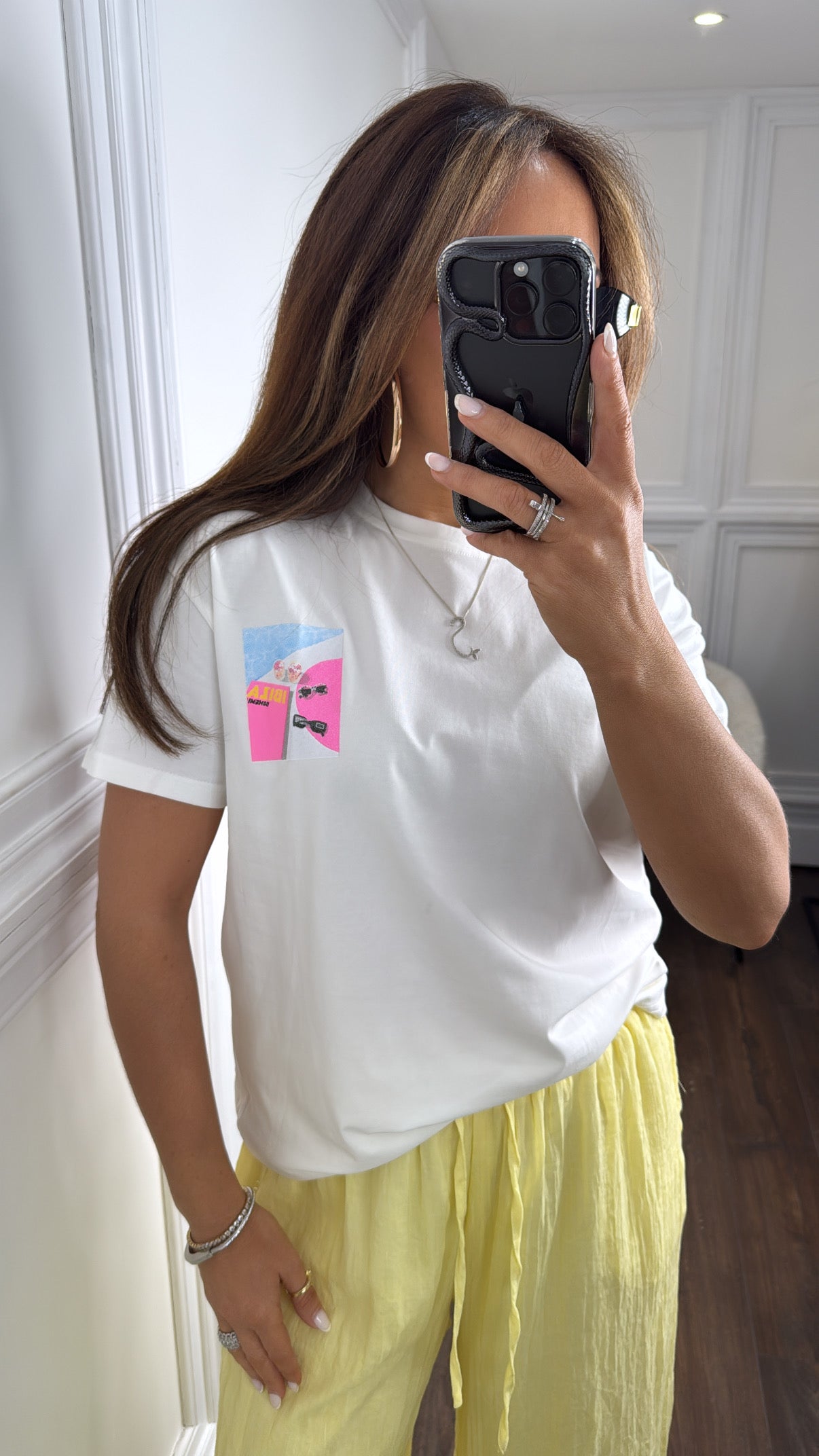 IBIZA BOHEMIA white sunglasses tshirt