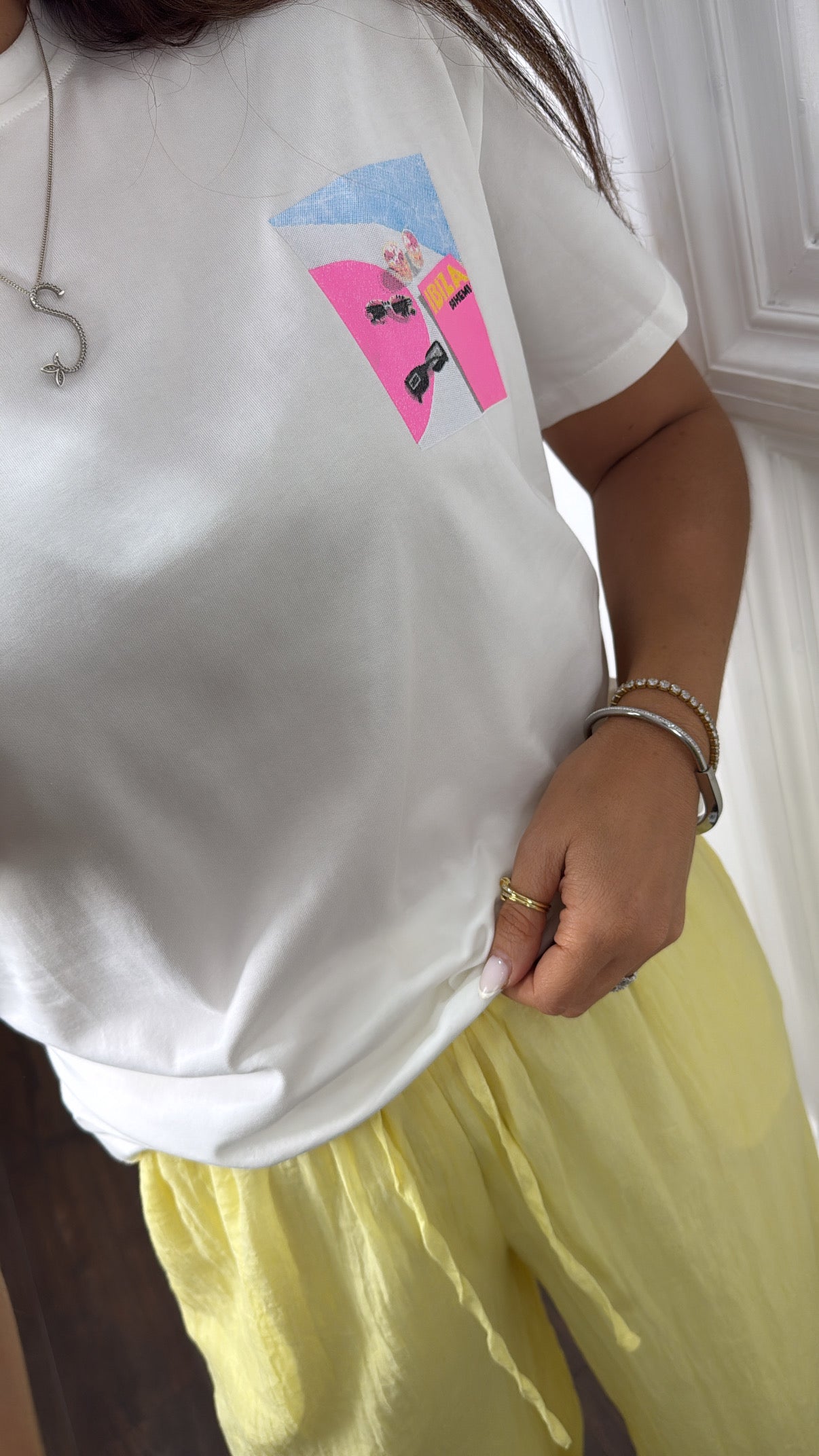 IBIZA BOHEMIA white sunglasses tshirt