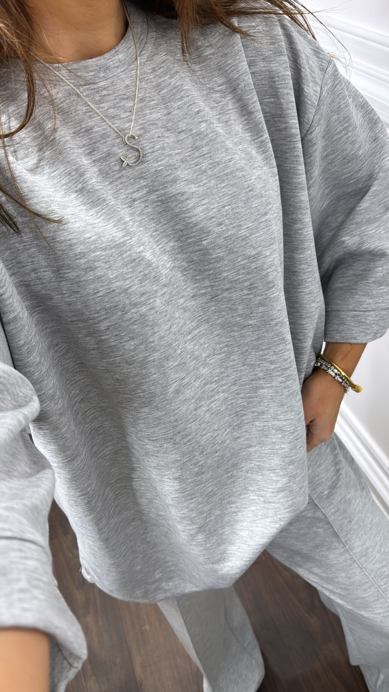 SIAN grey super soft oversized tshirt