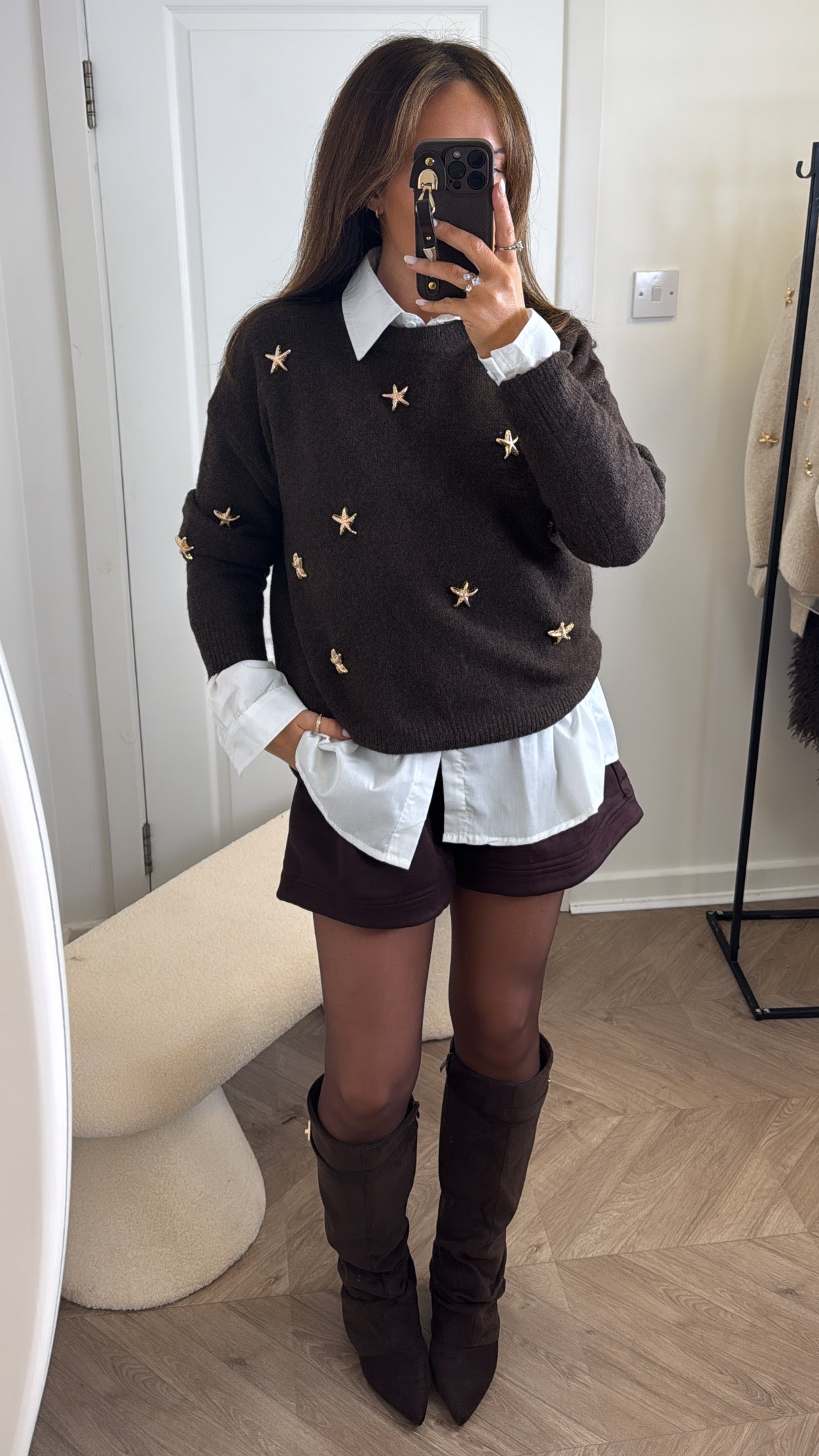 HOLLY brown super soft jumper