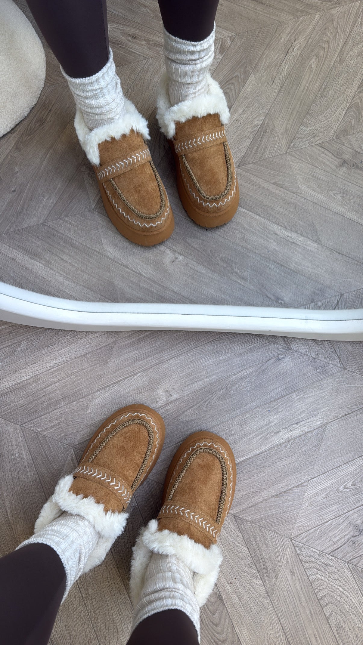 ONTARIO camel fluffy mules