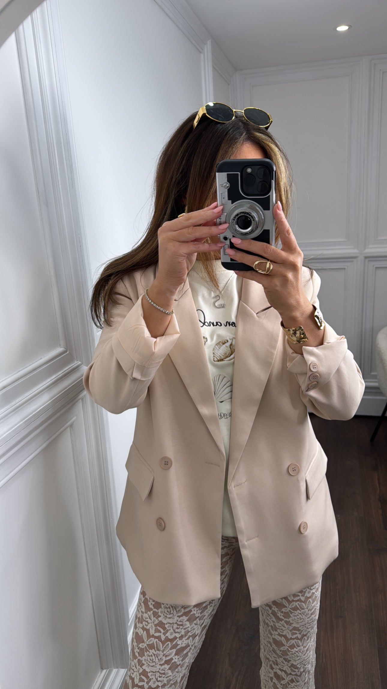 VIVIAN beige blazer