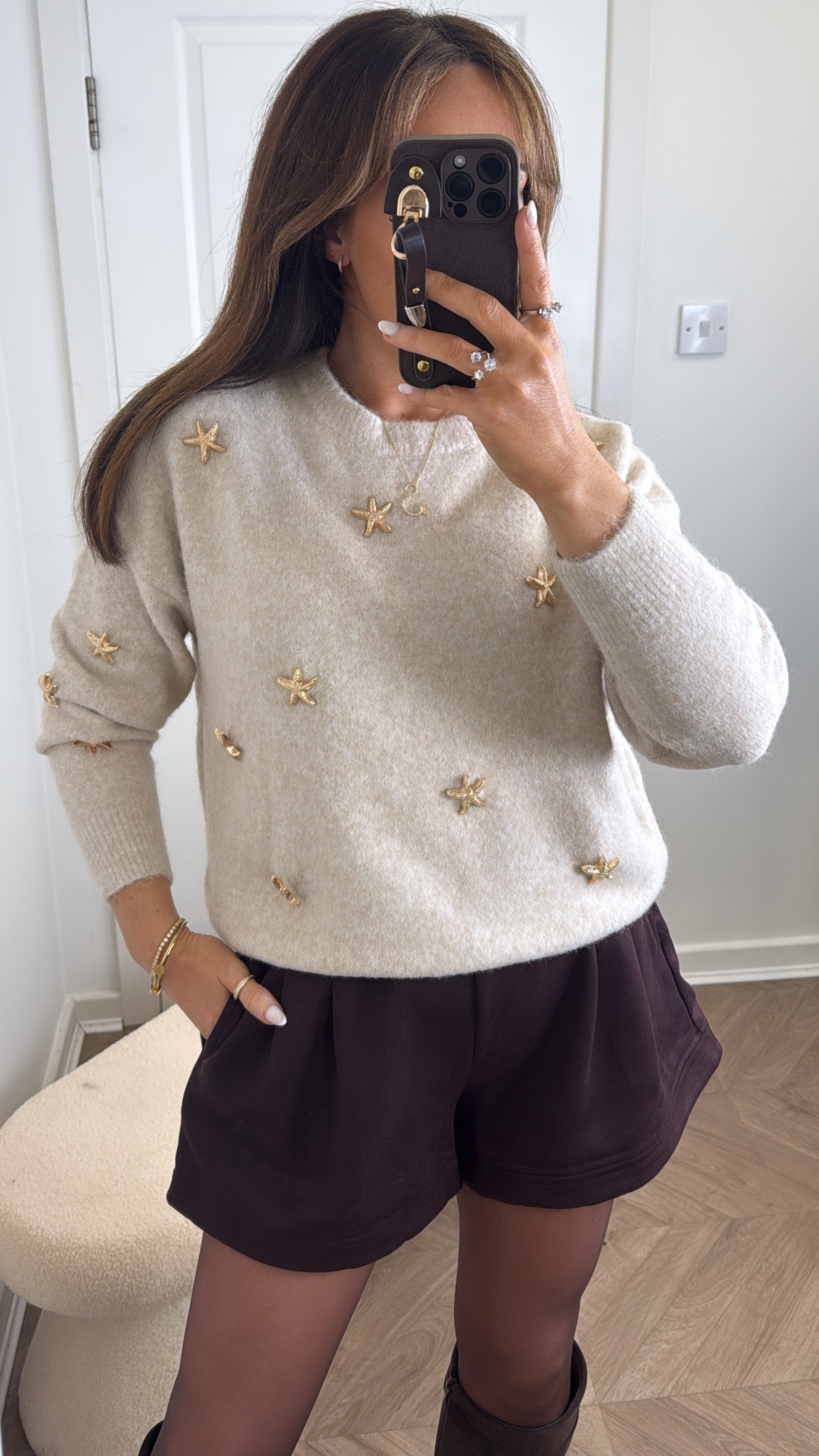 HOLLY beige super soft jumper