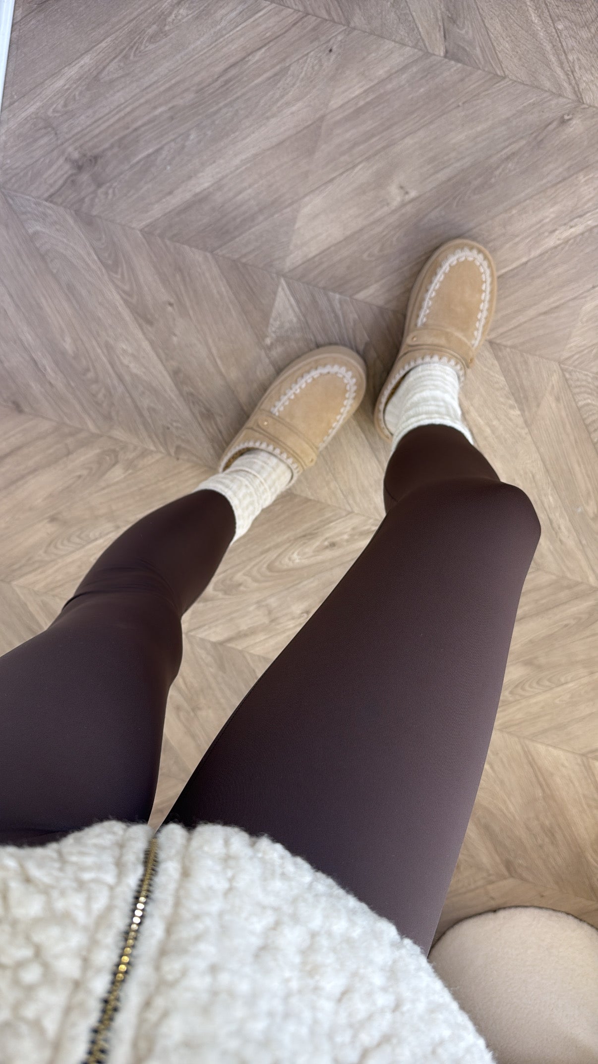 LIBBY brown high waist buttery soft leggings