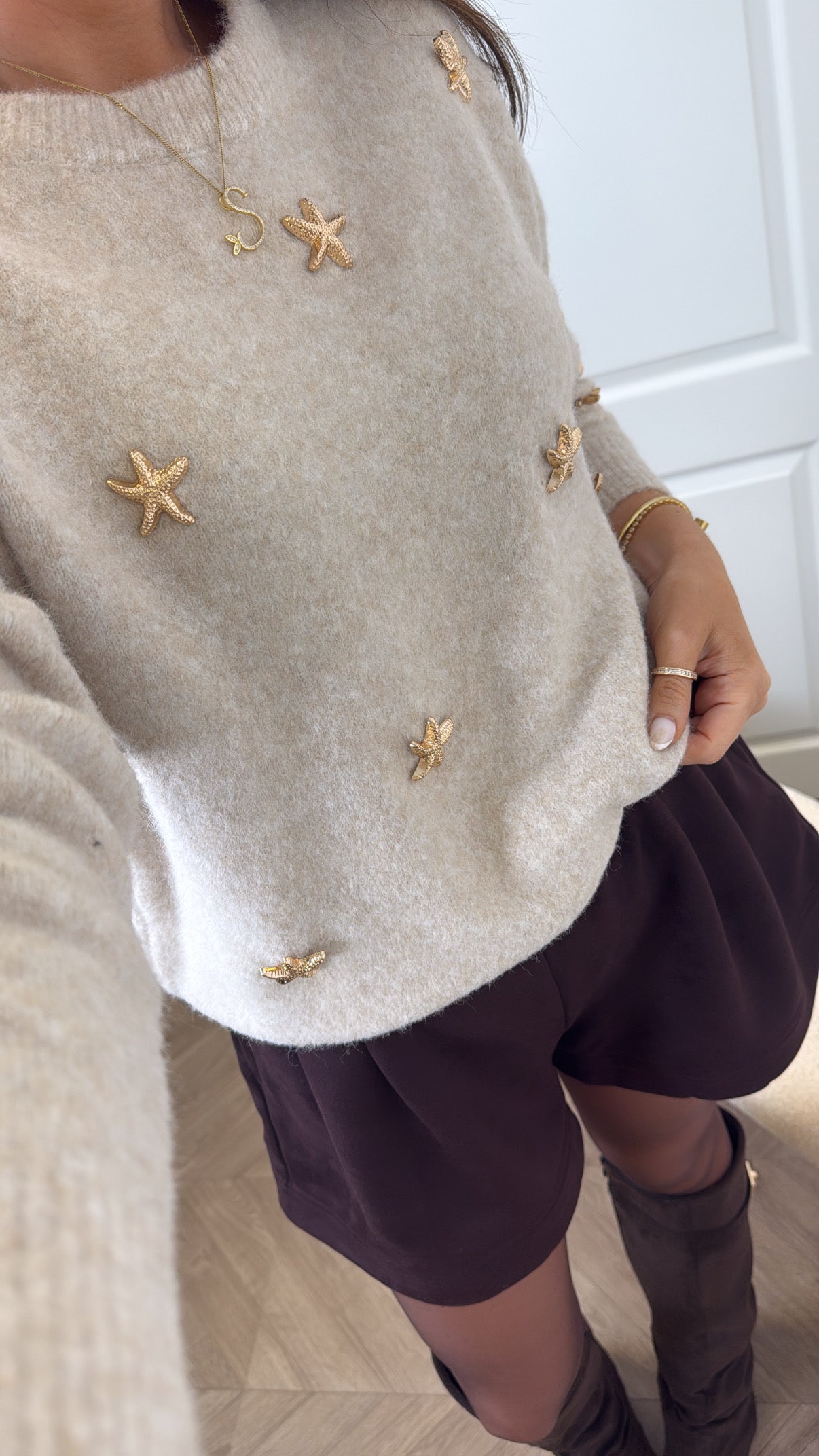 HOLLY beige super soft jumper