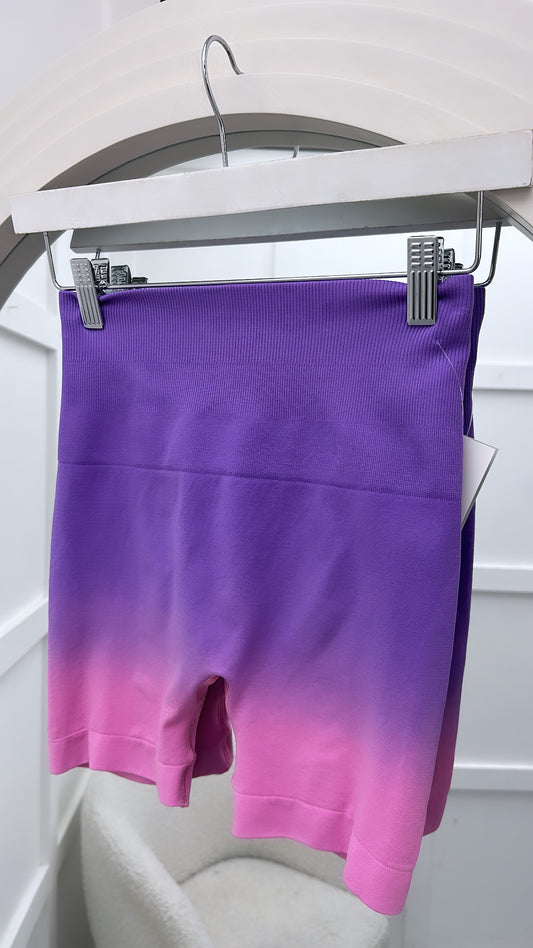 CHLOE purple ombre cycling shorts