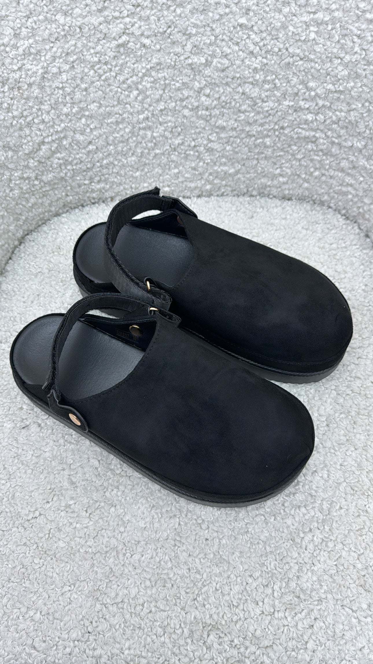 DANNI black chunky mules