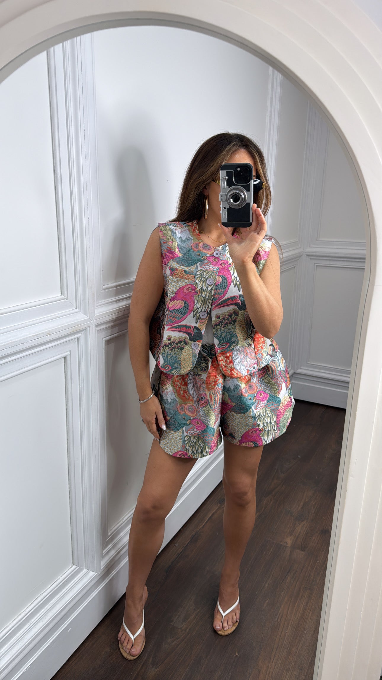 PARROT embroidered waistcoat