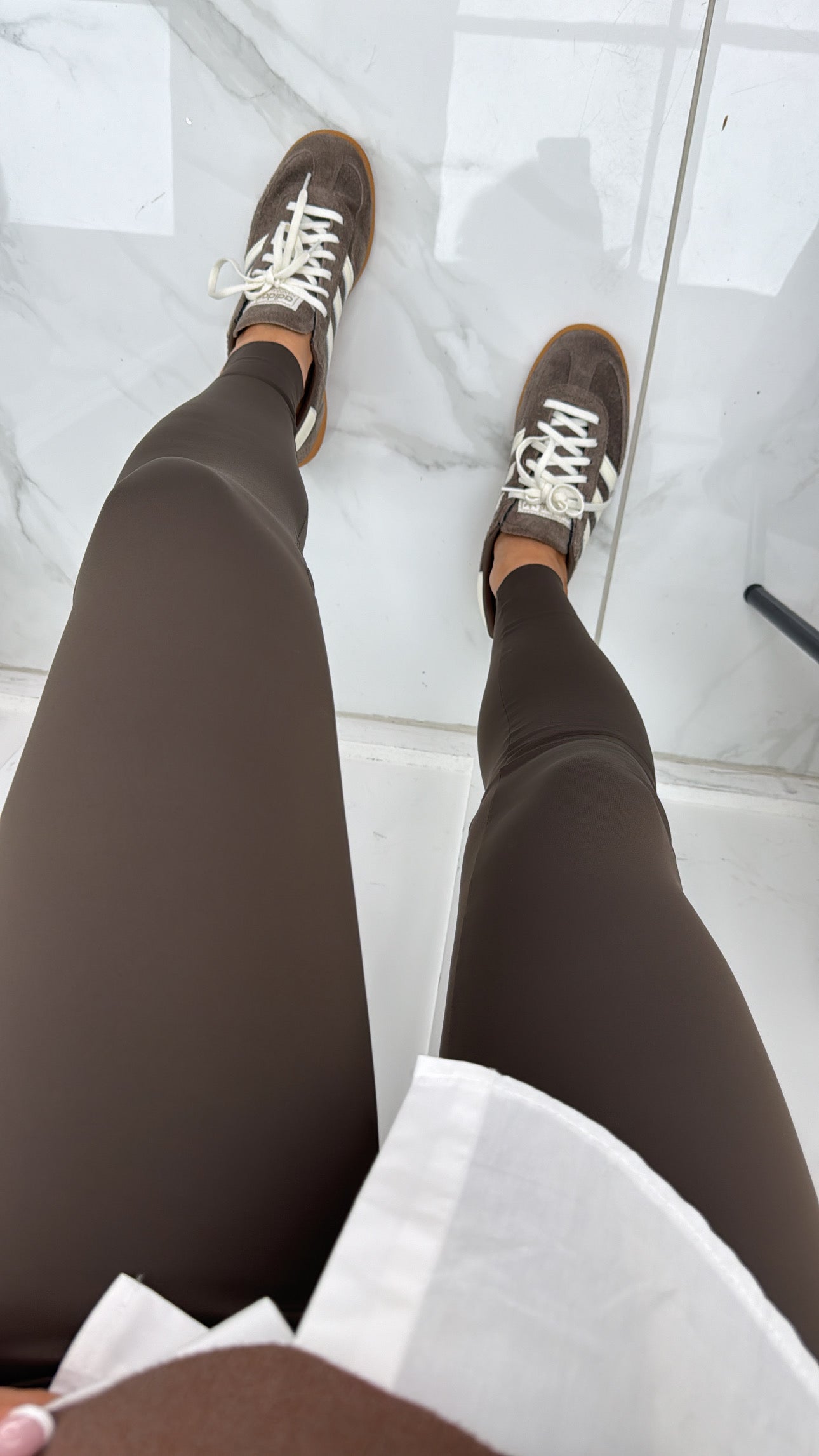 LIBBY brown high waist buttery soft leggings