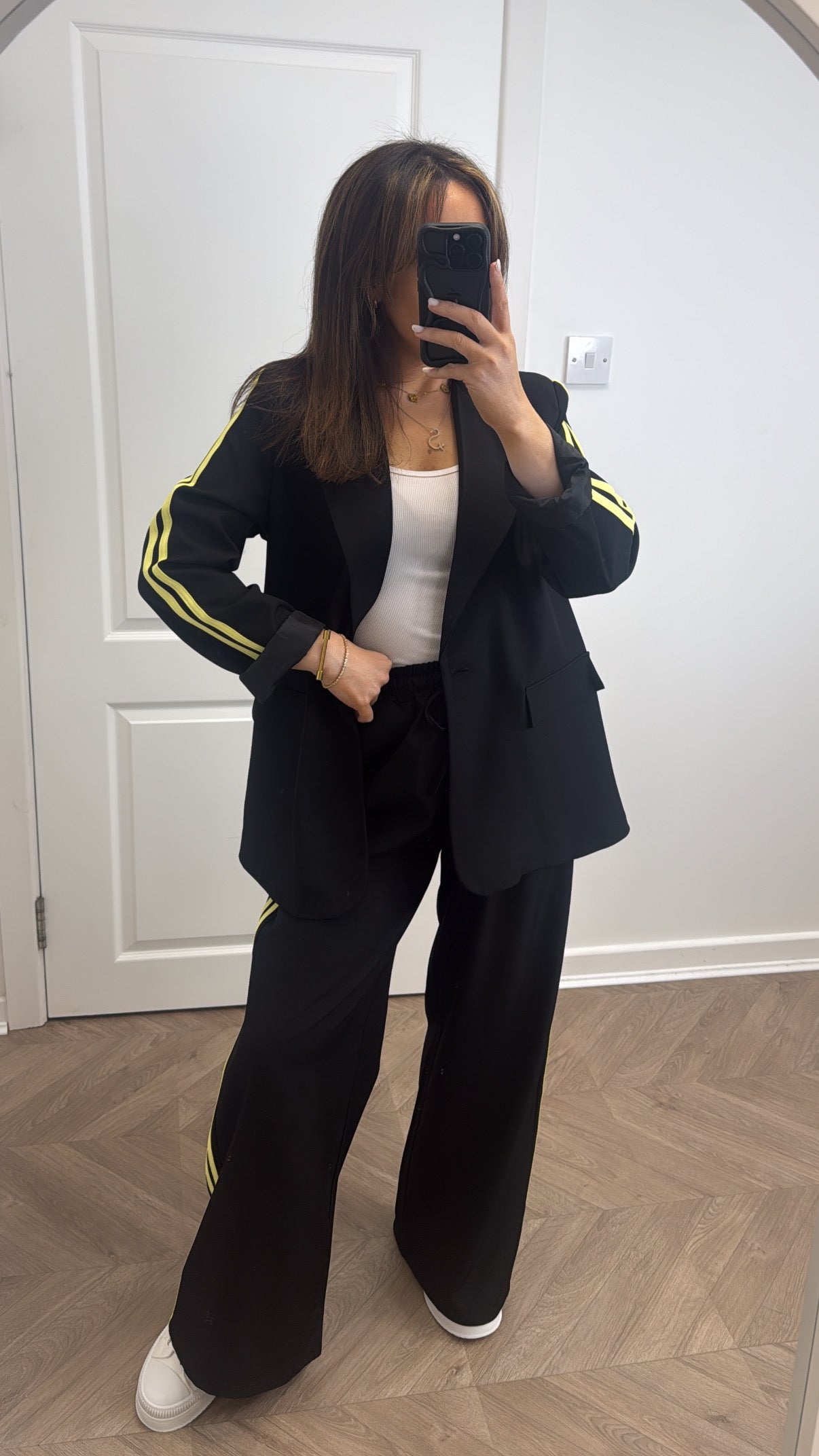 MELI black blazer and trouser co-ord