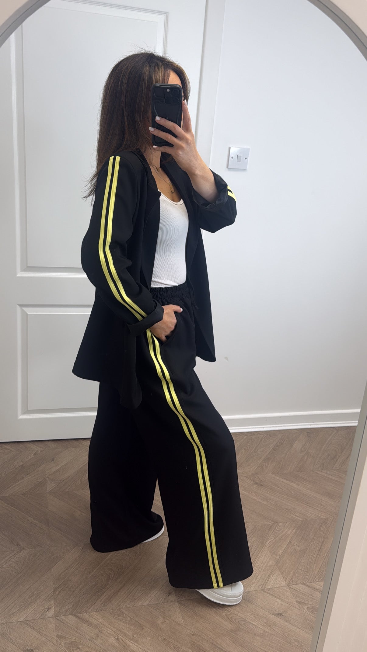 MELI black blazer and trouser co-ord