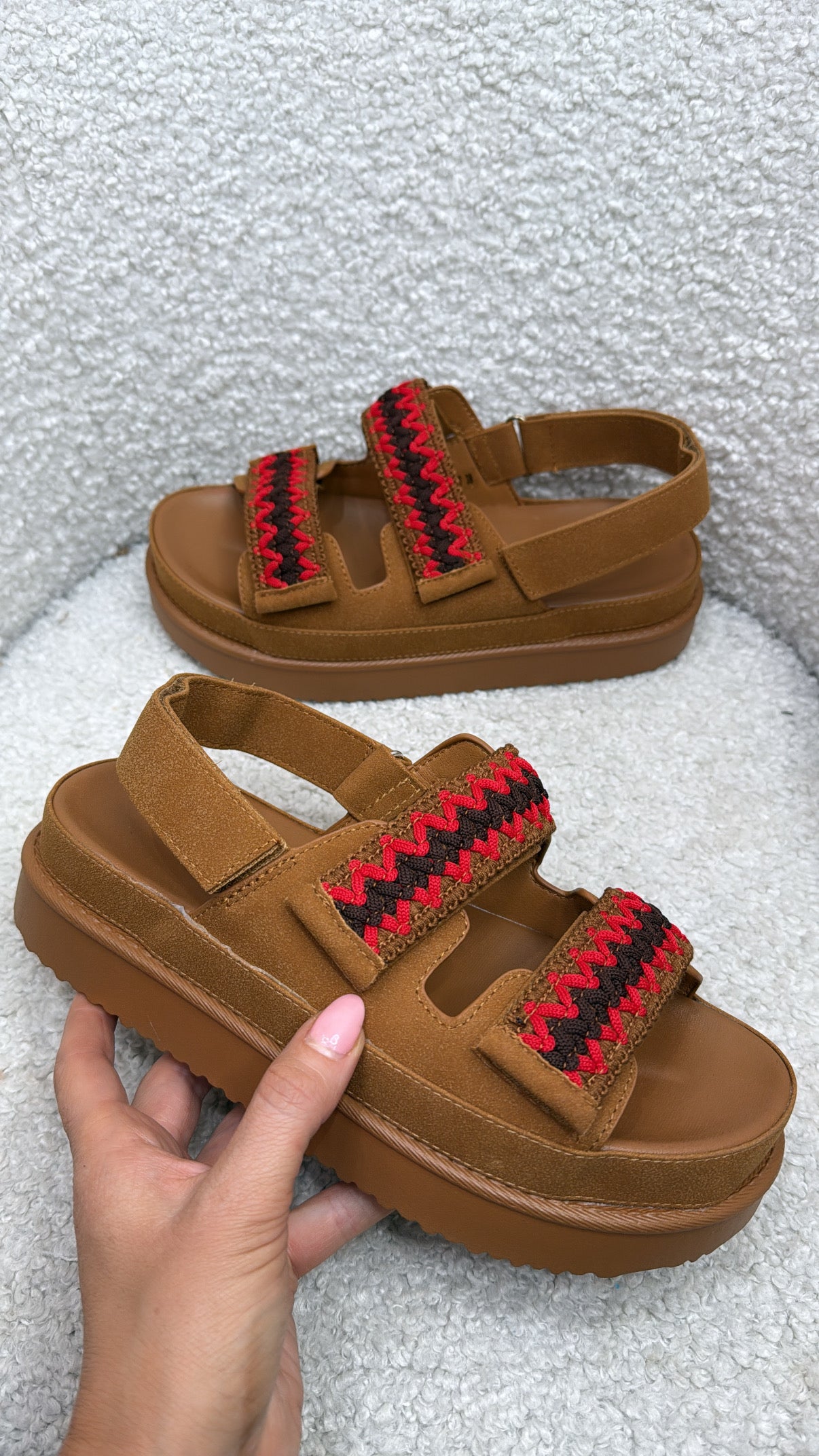 MARNI camel embroidered sandals
