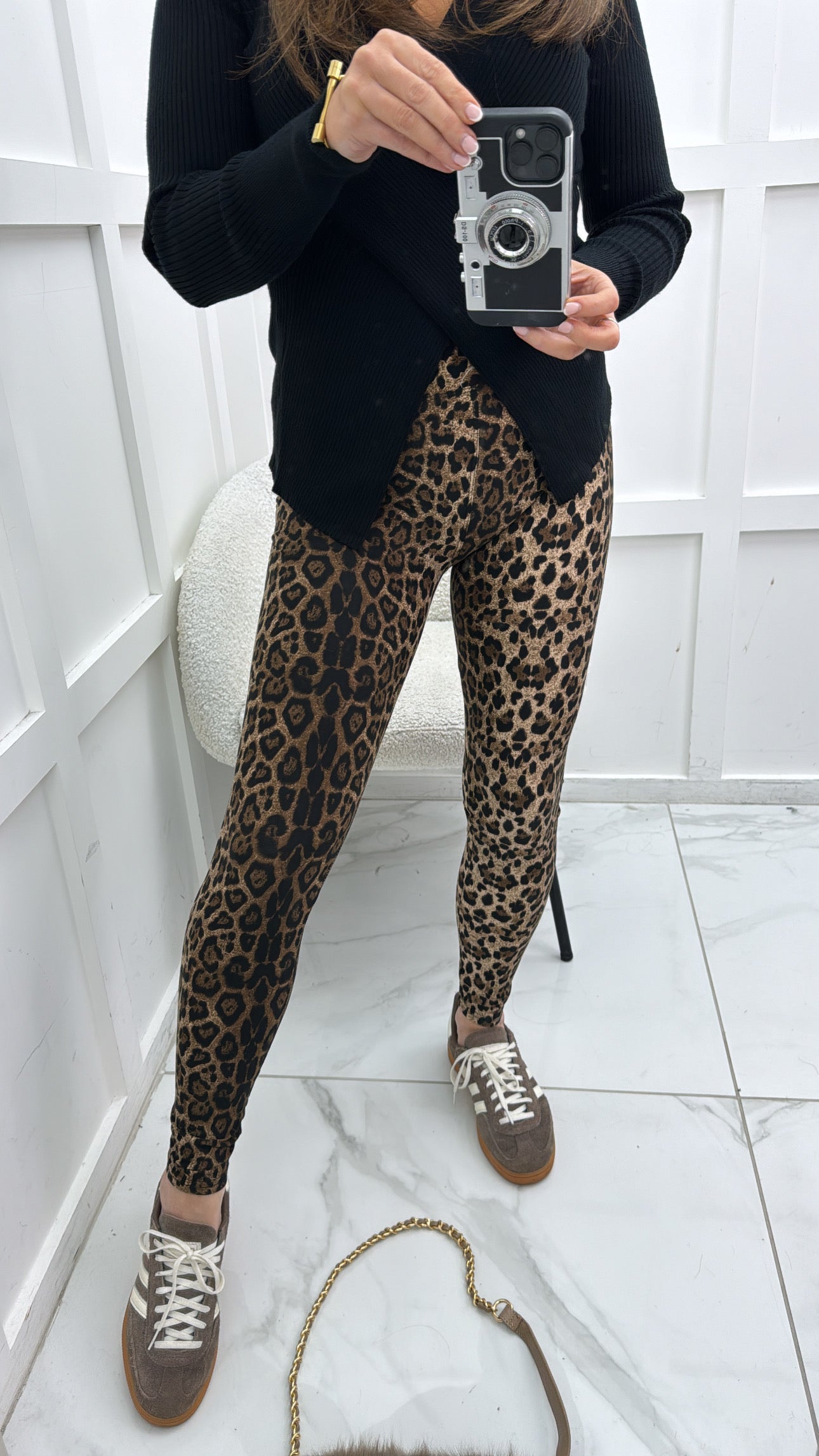 KELLIE leopard print soft leggings