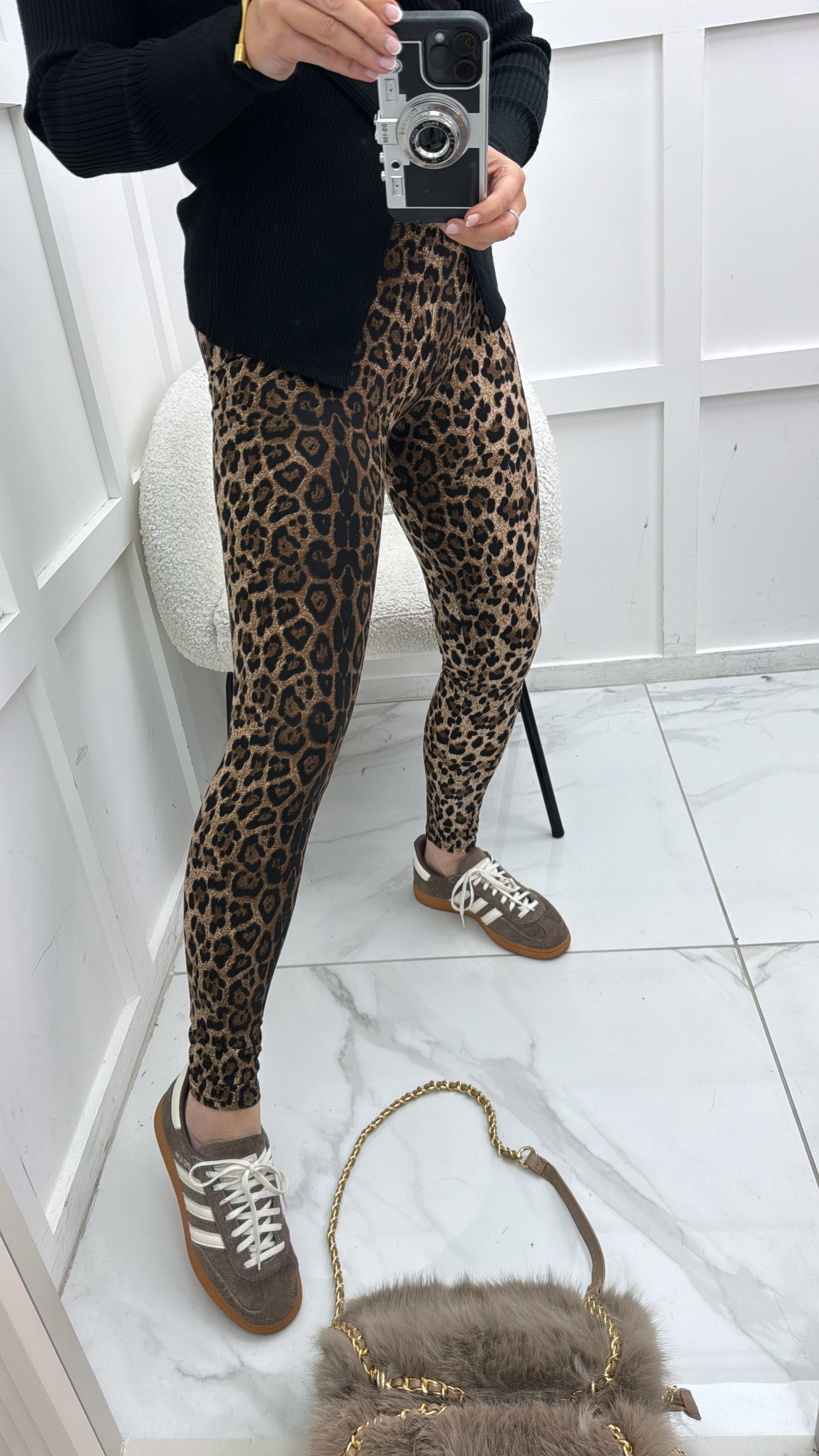 KELLIE leopard print soft leggings