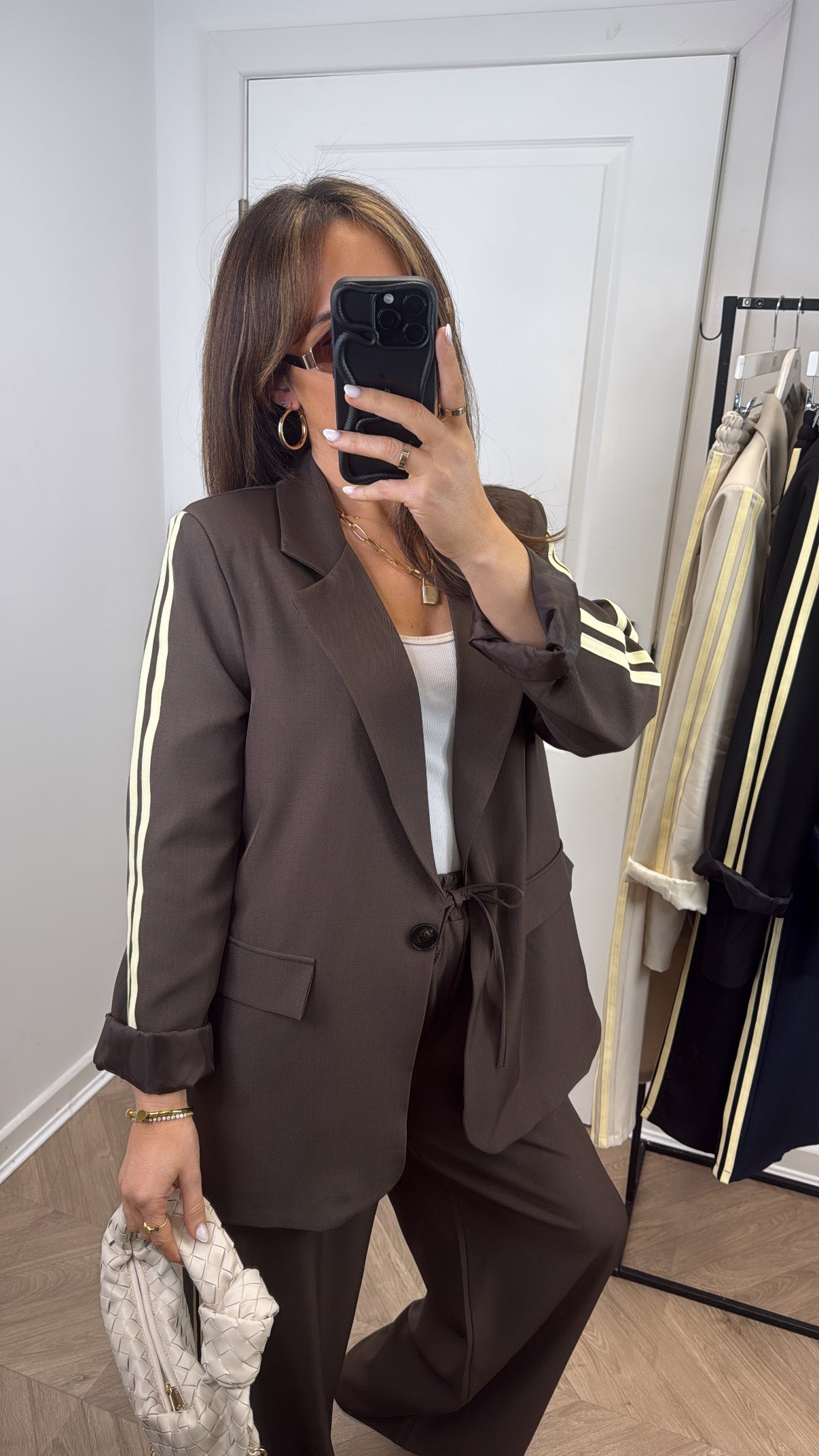 MELI brown blazer and trouser co-ord