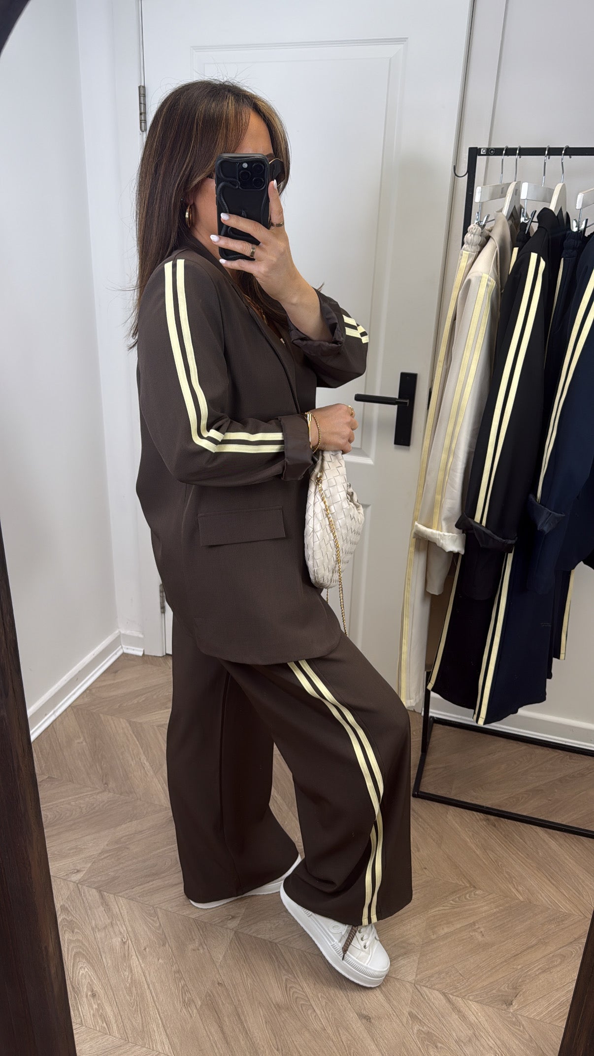 MELI brown blazer and trouser co-ord