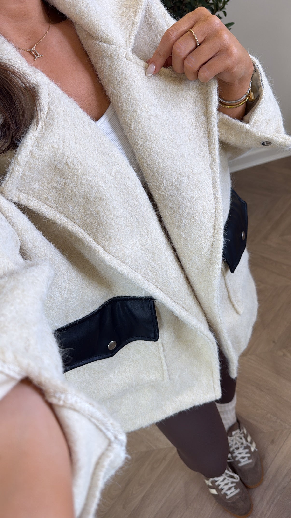 BETSY beige super soft jacket