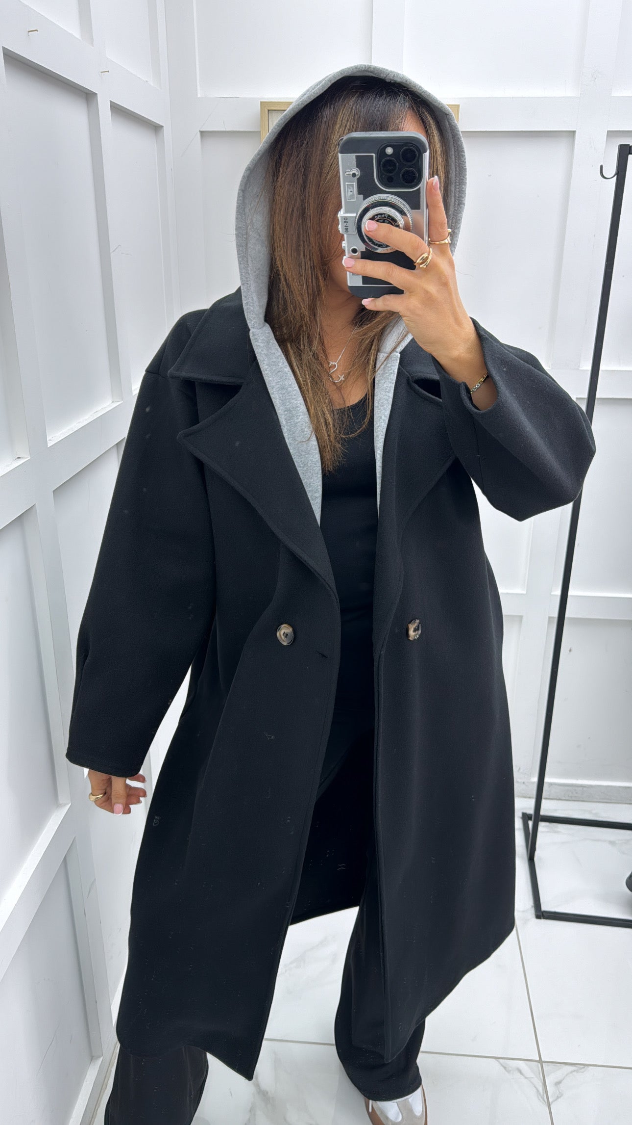 Oversized duster coat best sale