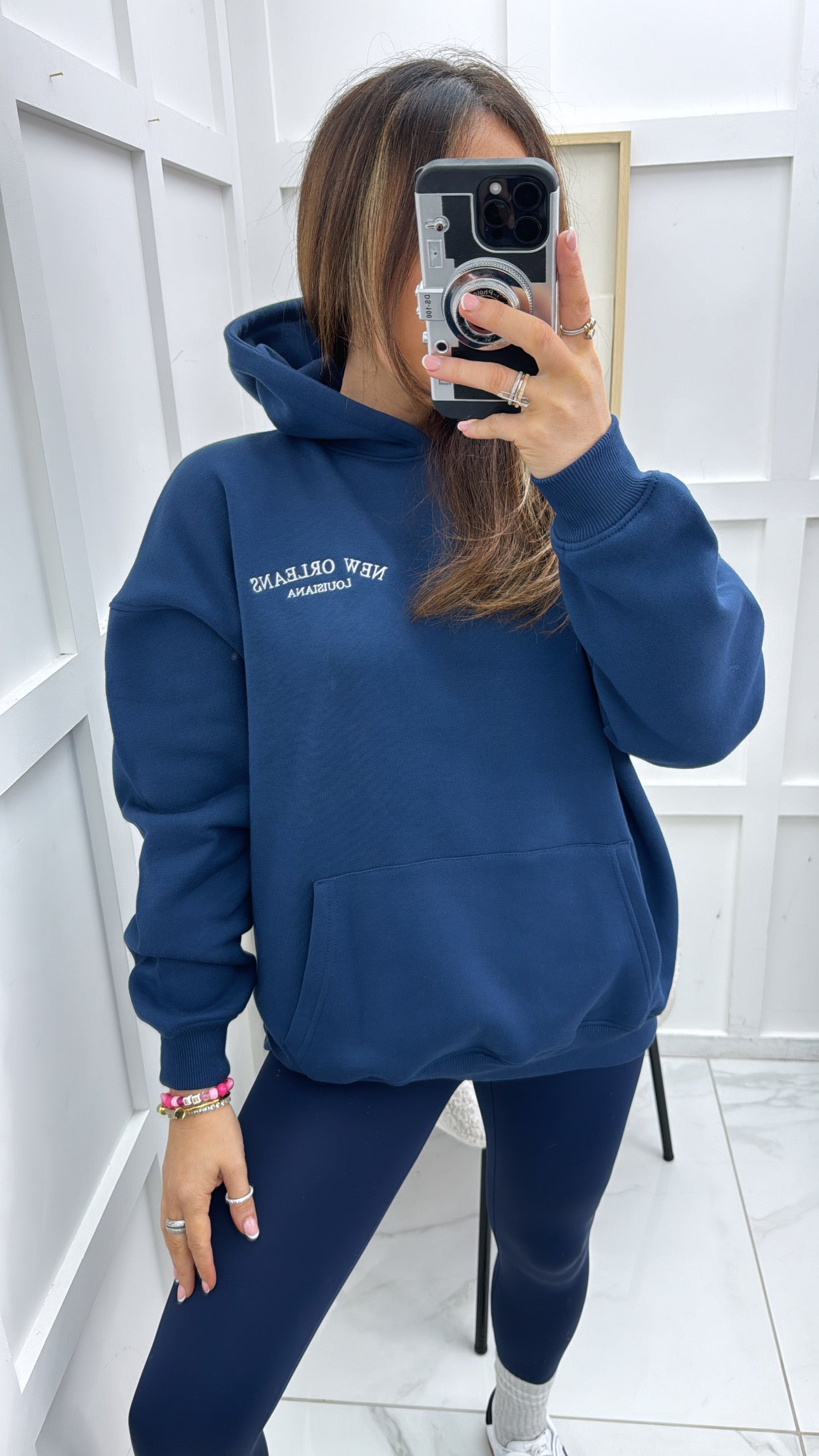 NEW ORLEANS navy hoody