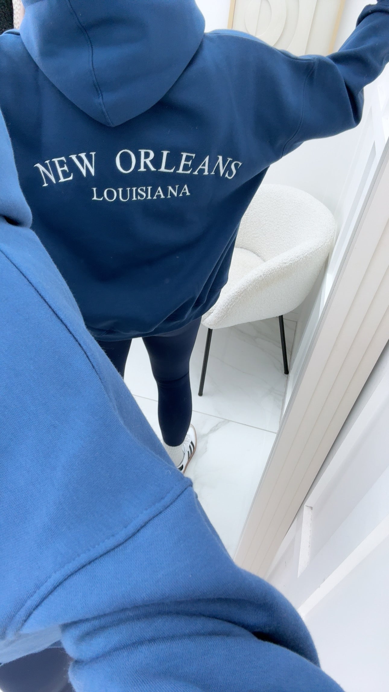 NEW ORLEANS navy hoody