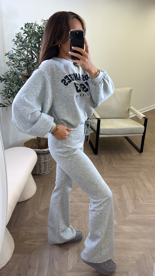 1983 CALIFORNIA grey flare lounge set
