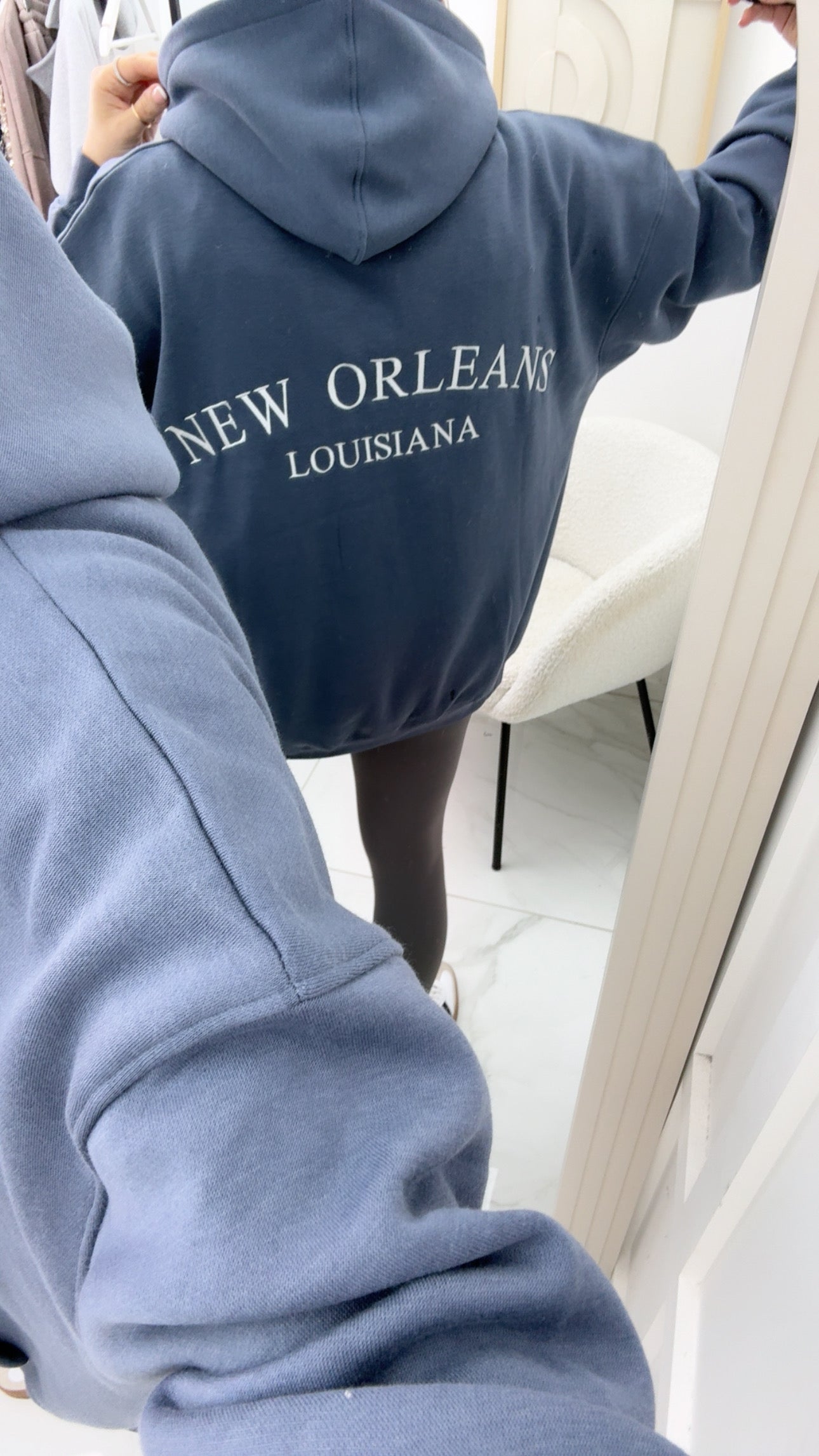 NEW ORLEANS blue hoody