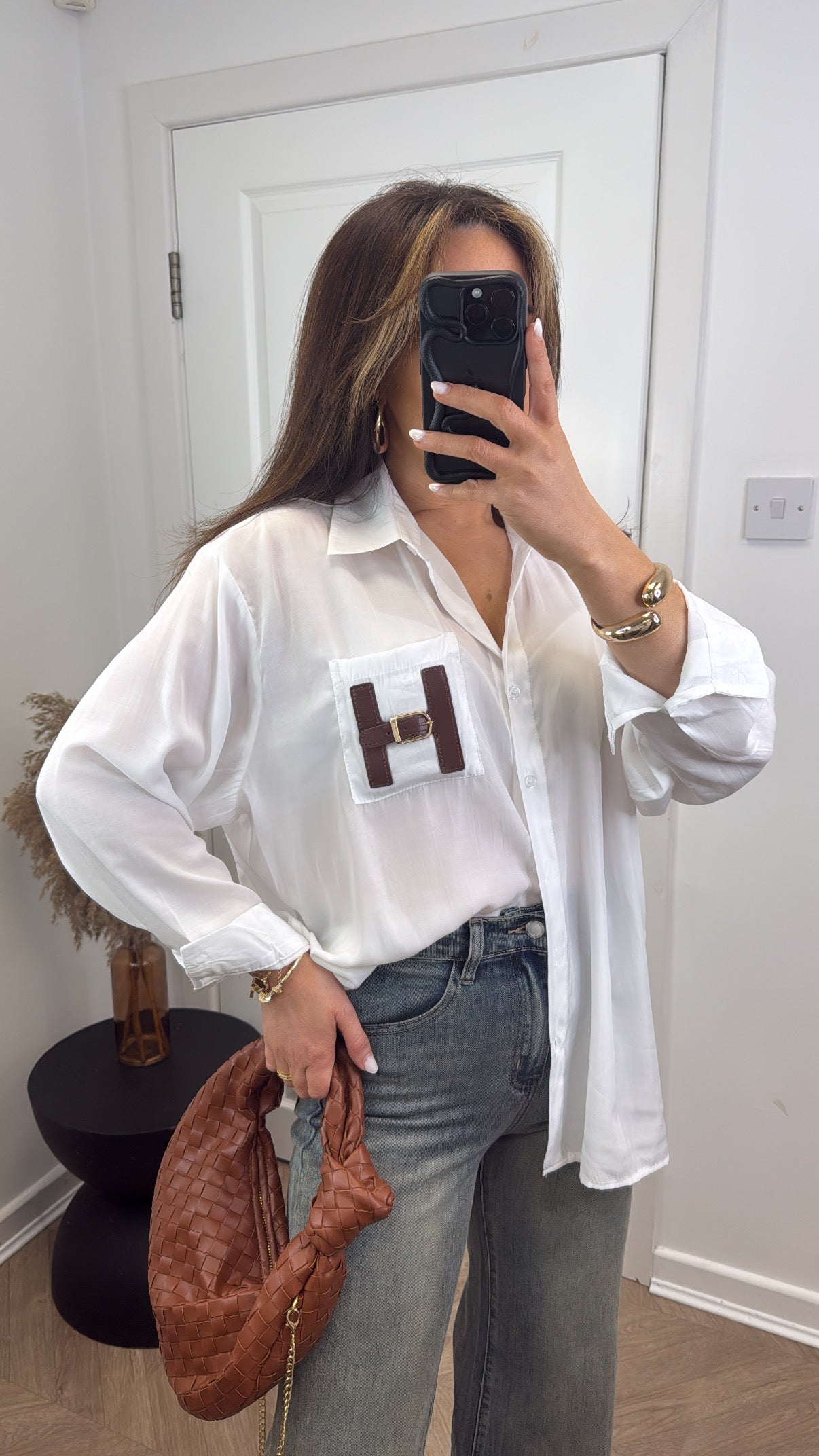 LILAH white lightweight shirt