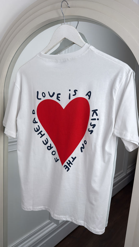 LOVE white logo t-shirt