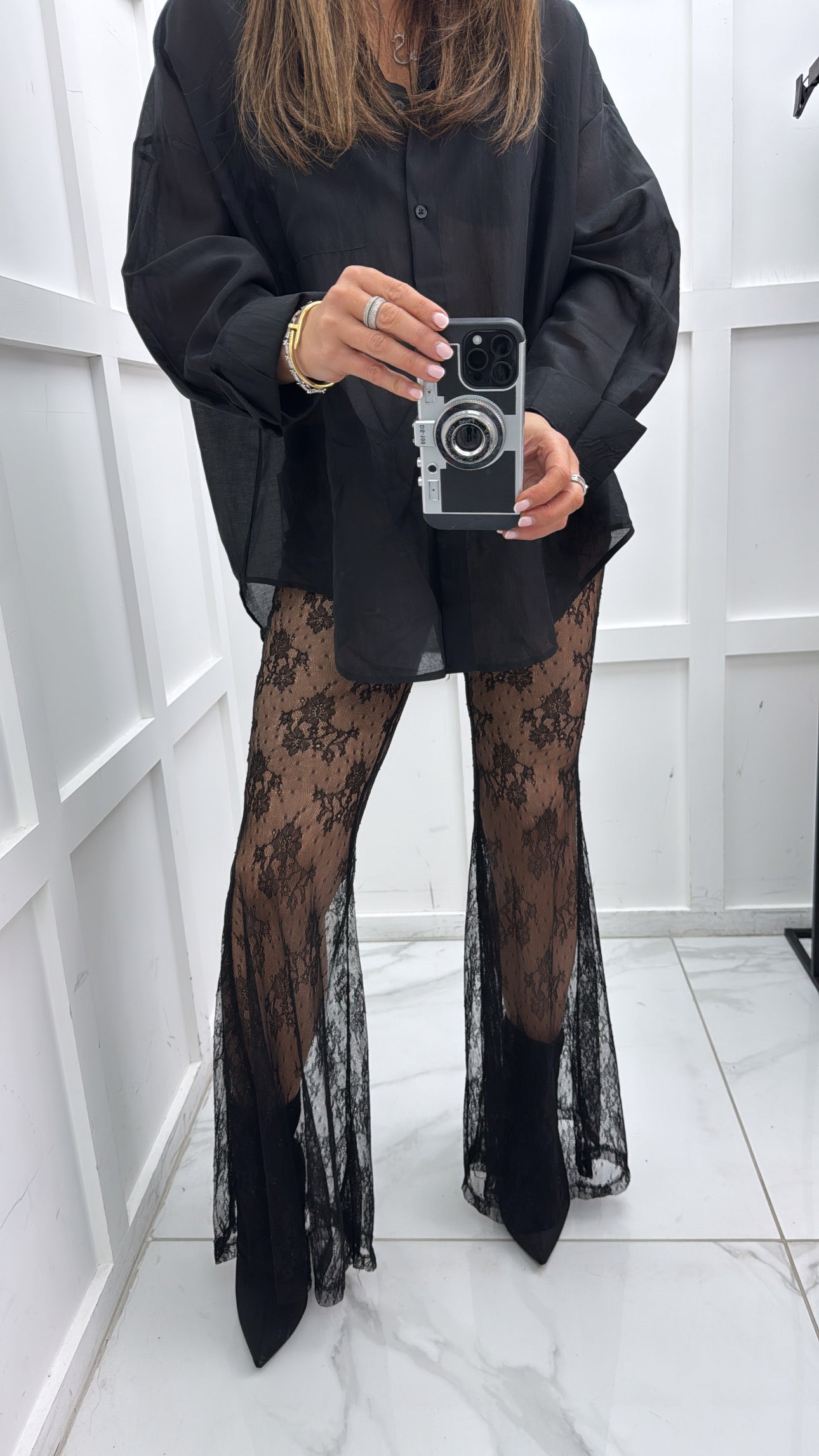 CIARA black lace flares