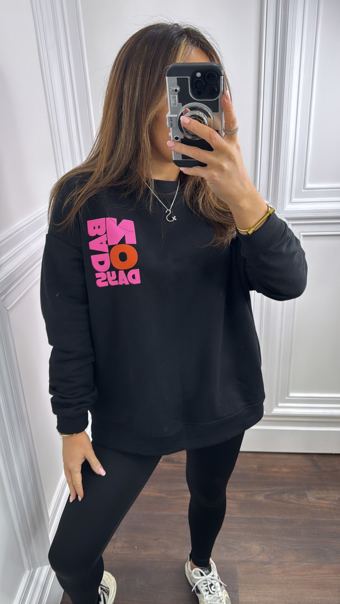 NO BAD DAYS black sweatshirt