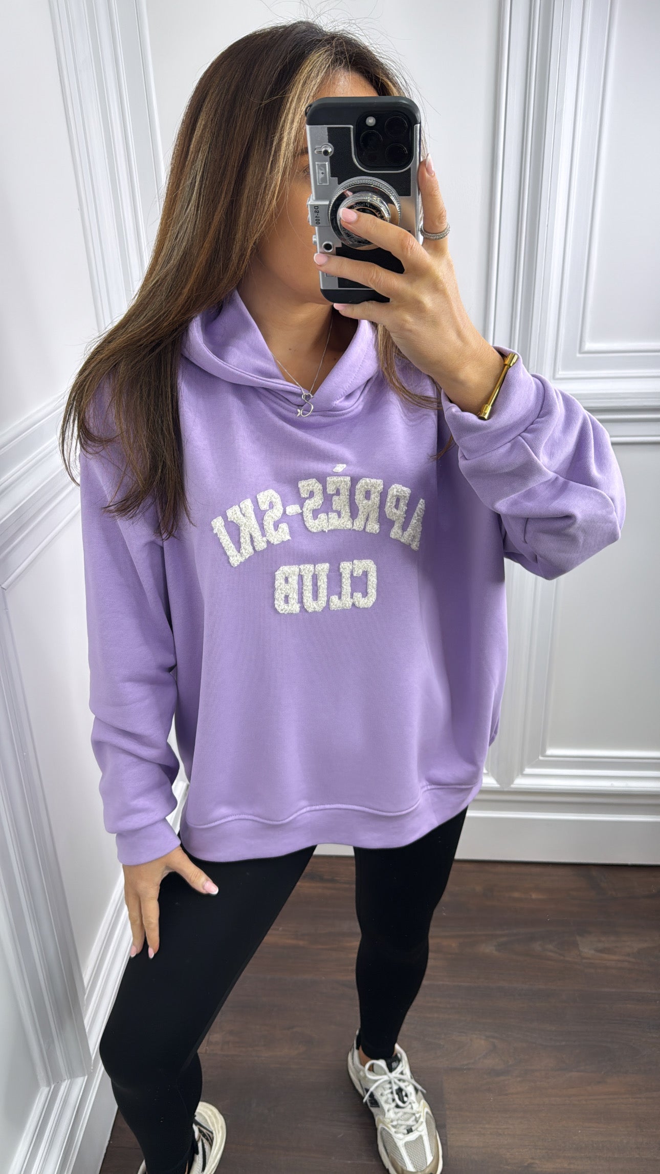 APRES-SKI CLUB lilac hoody