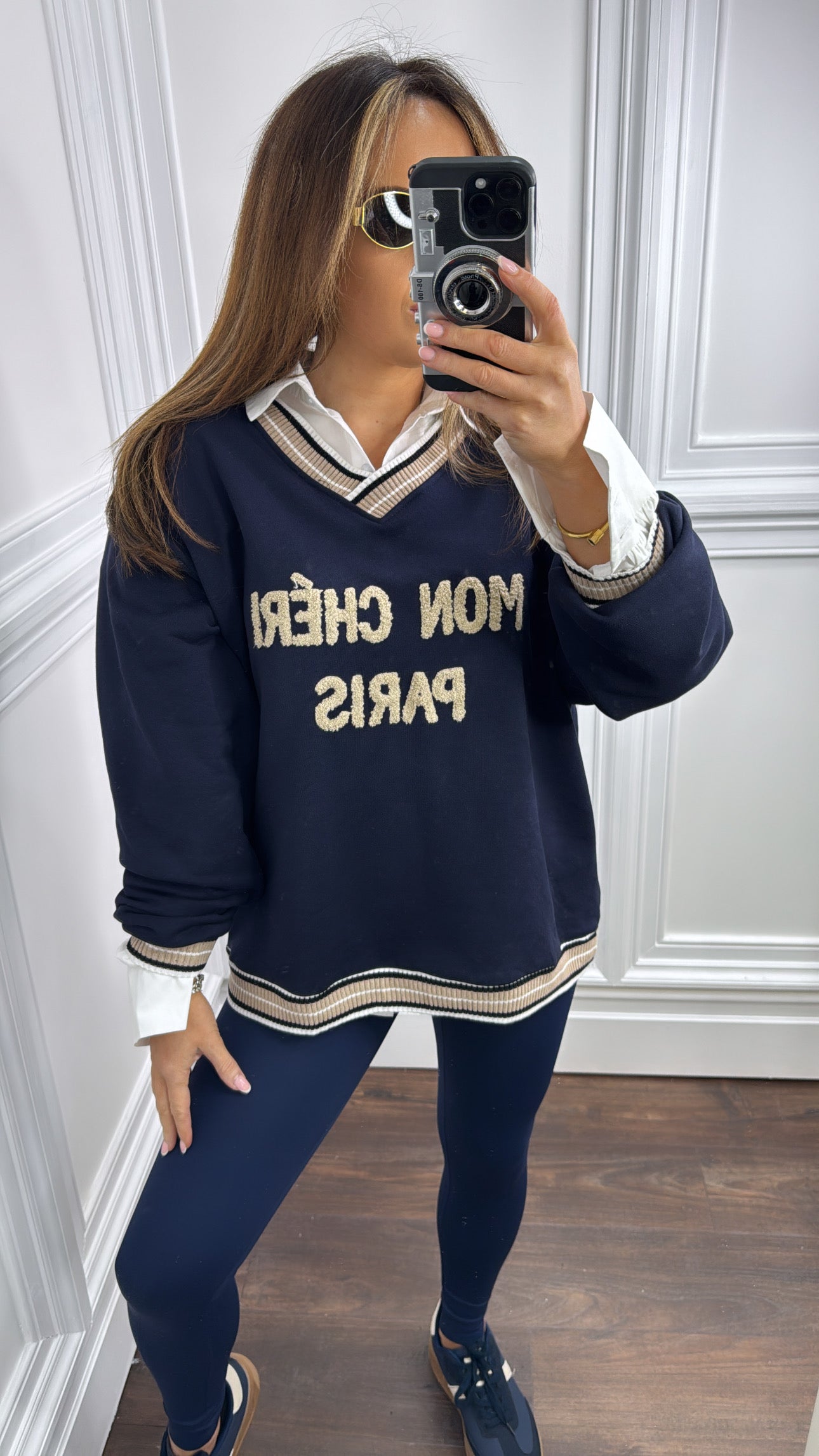 LOLA navy mon cheri sweatshirt