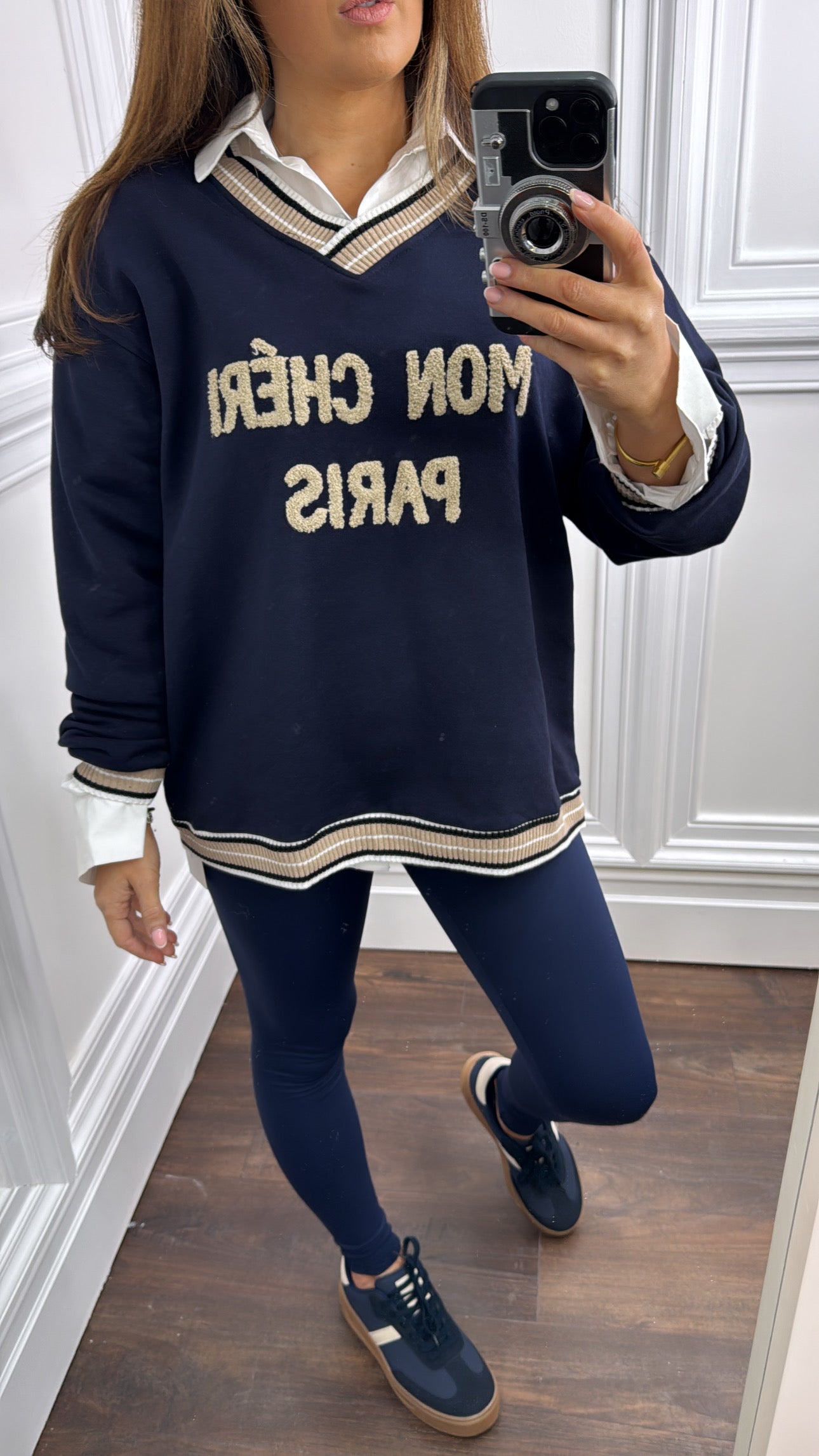 LOLA navy mon cheri sweatshirt