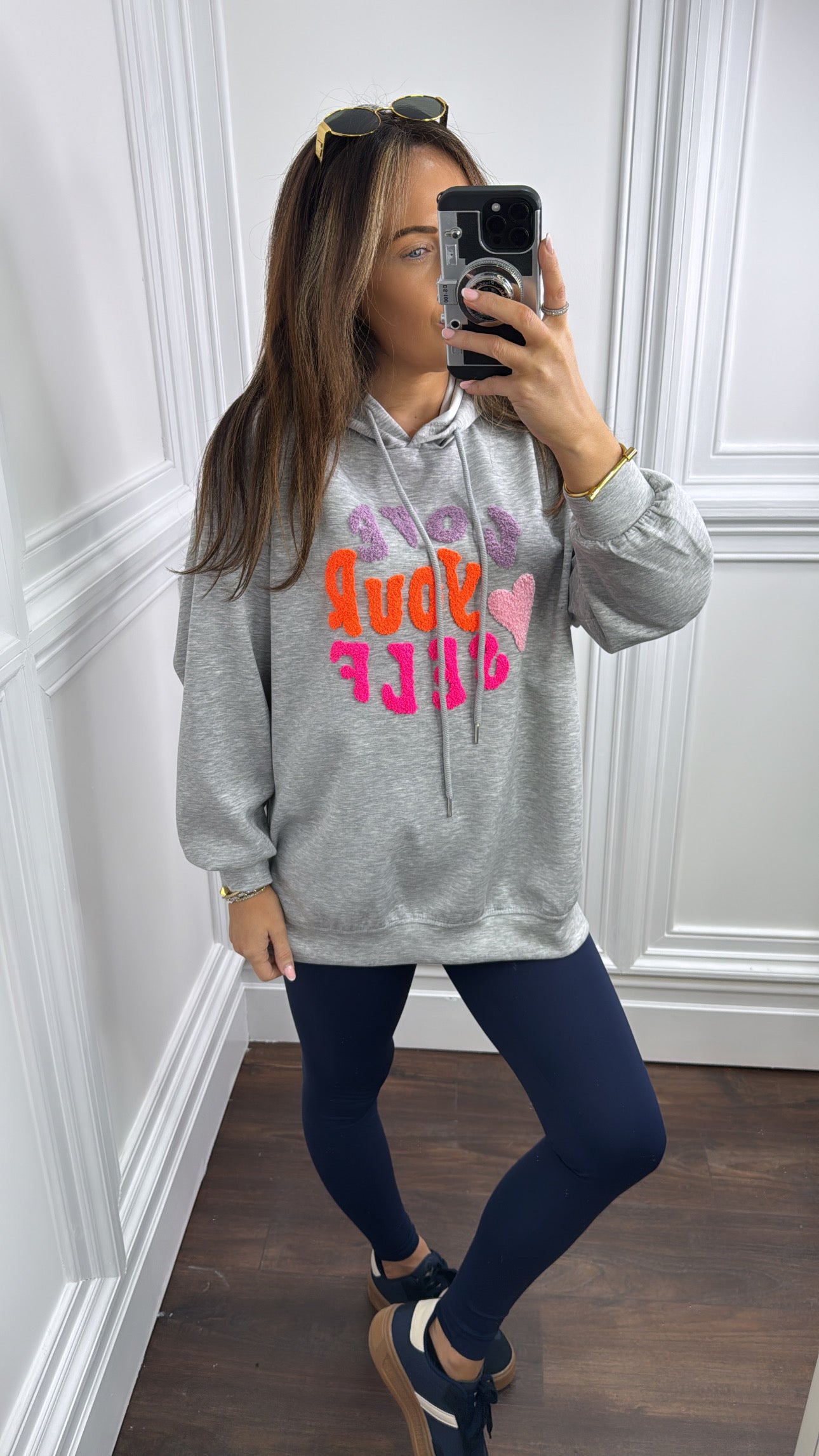 LOVE YOURSELF grey hoody