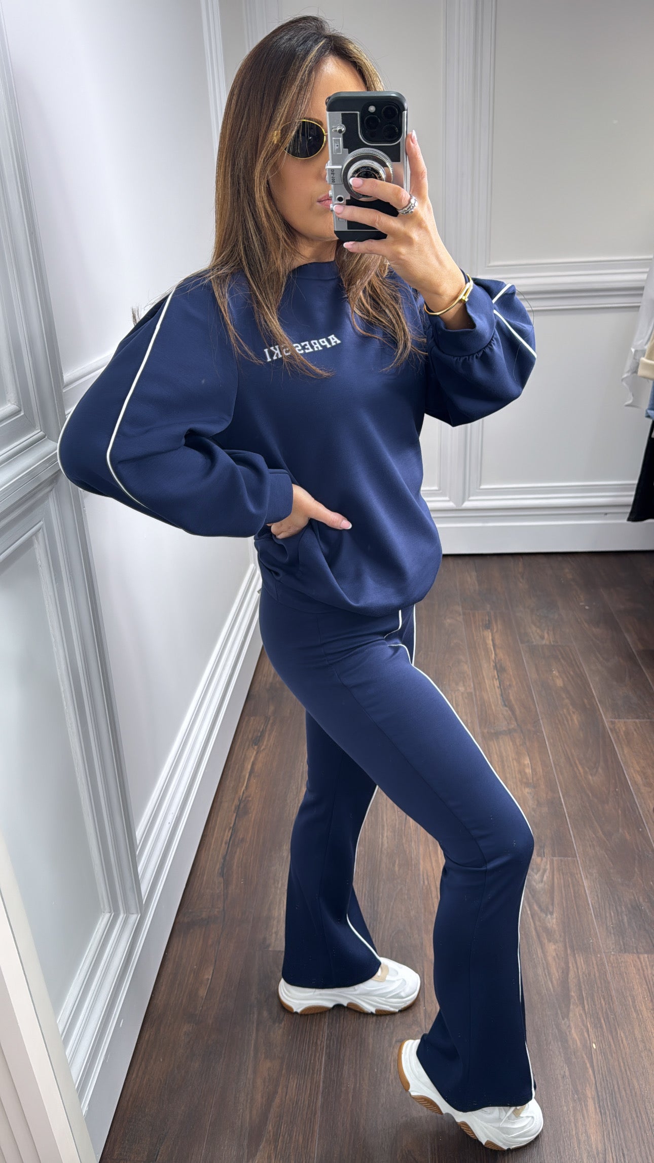 CLEO navy apres-ski tracksuit