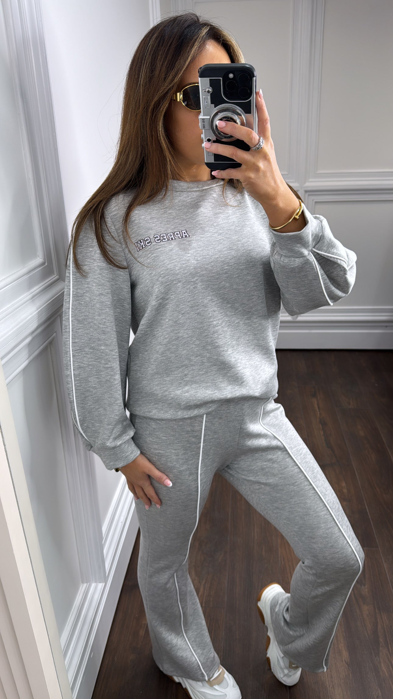 CLEO grey apres-ski tracksuit