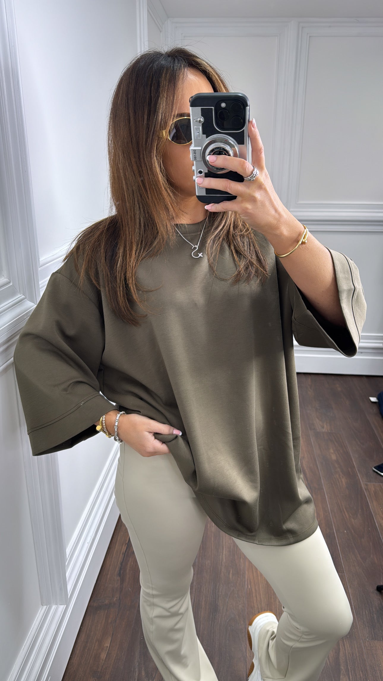 SIAN khaki super soft oversized tshirt