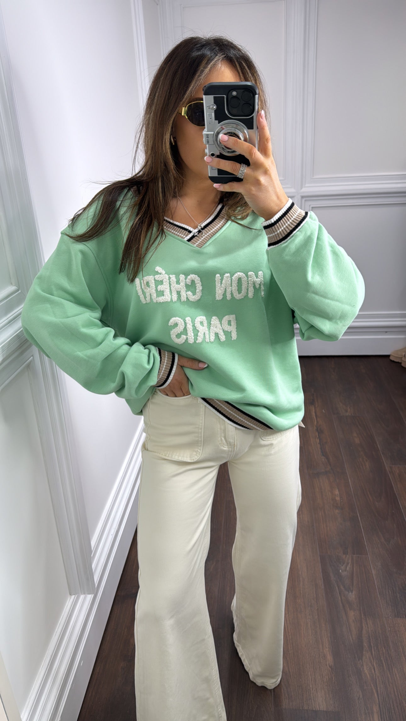 LOLA mint mon cheri sweatshirt