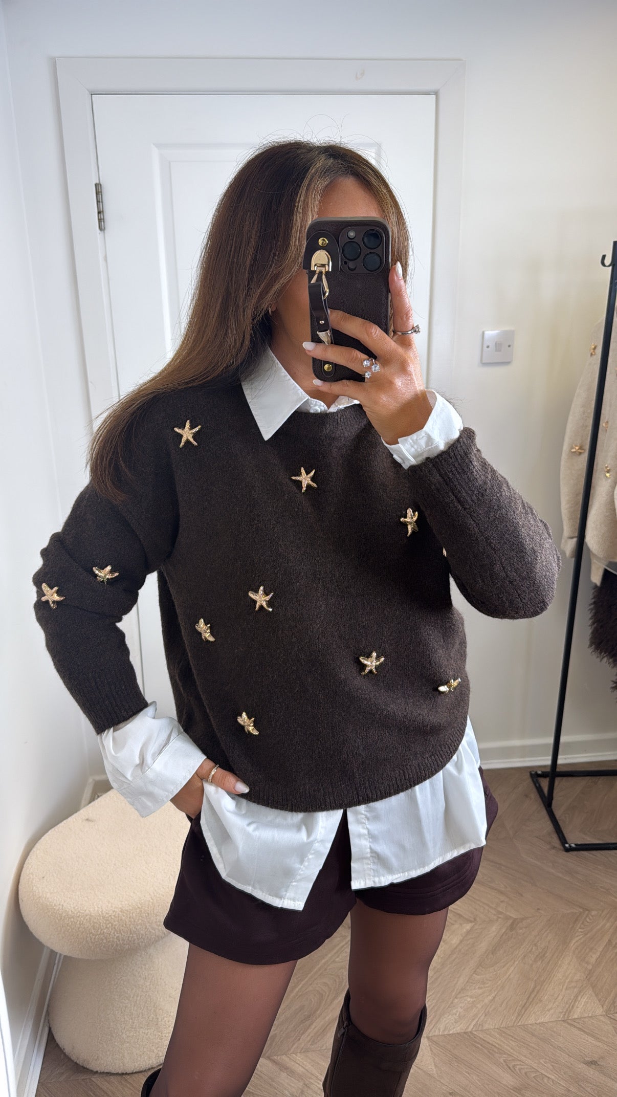 HOLLY brown super soft jumper