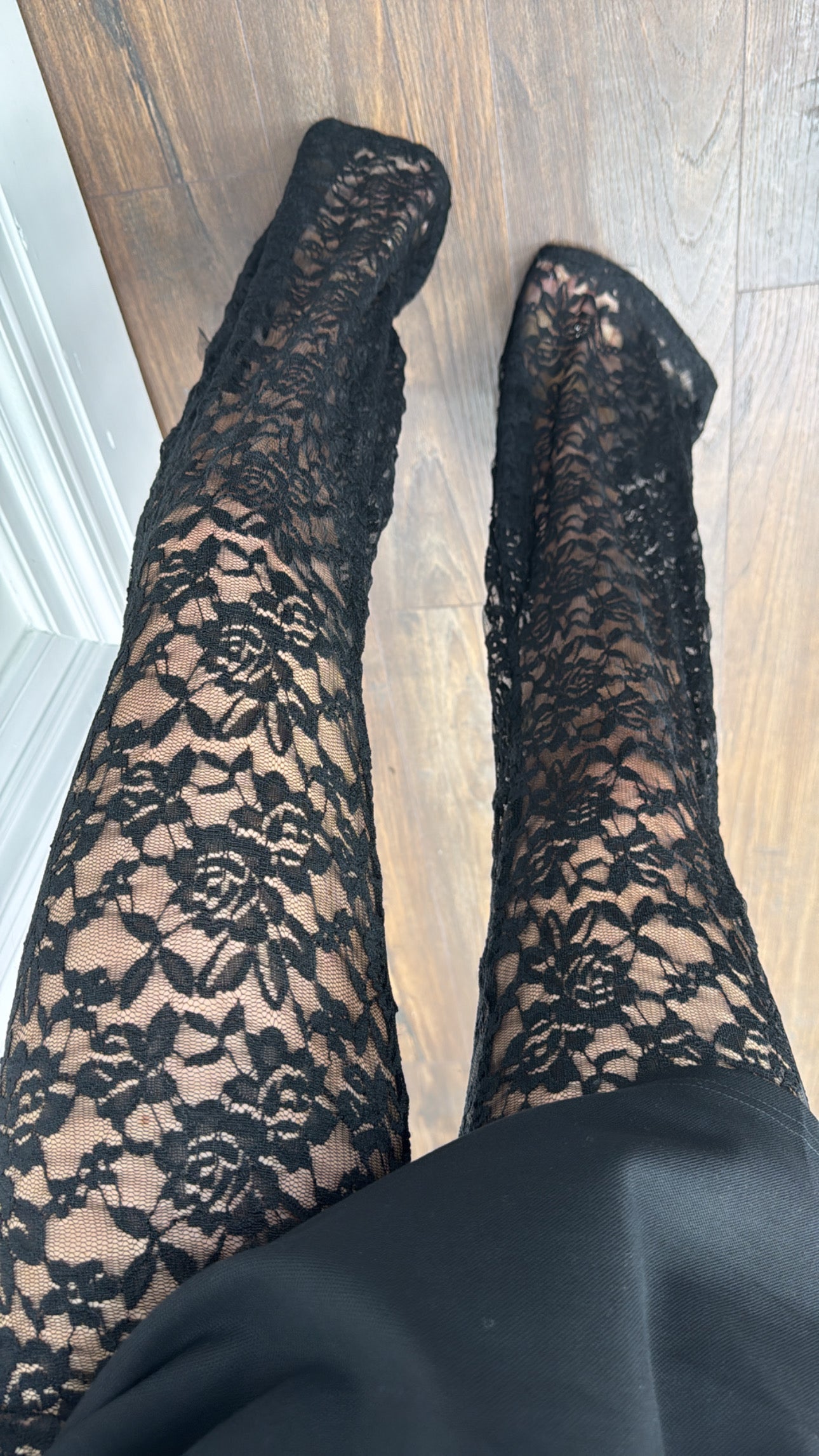 ESME black lace pants