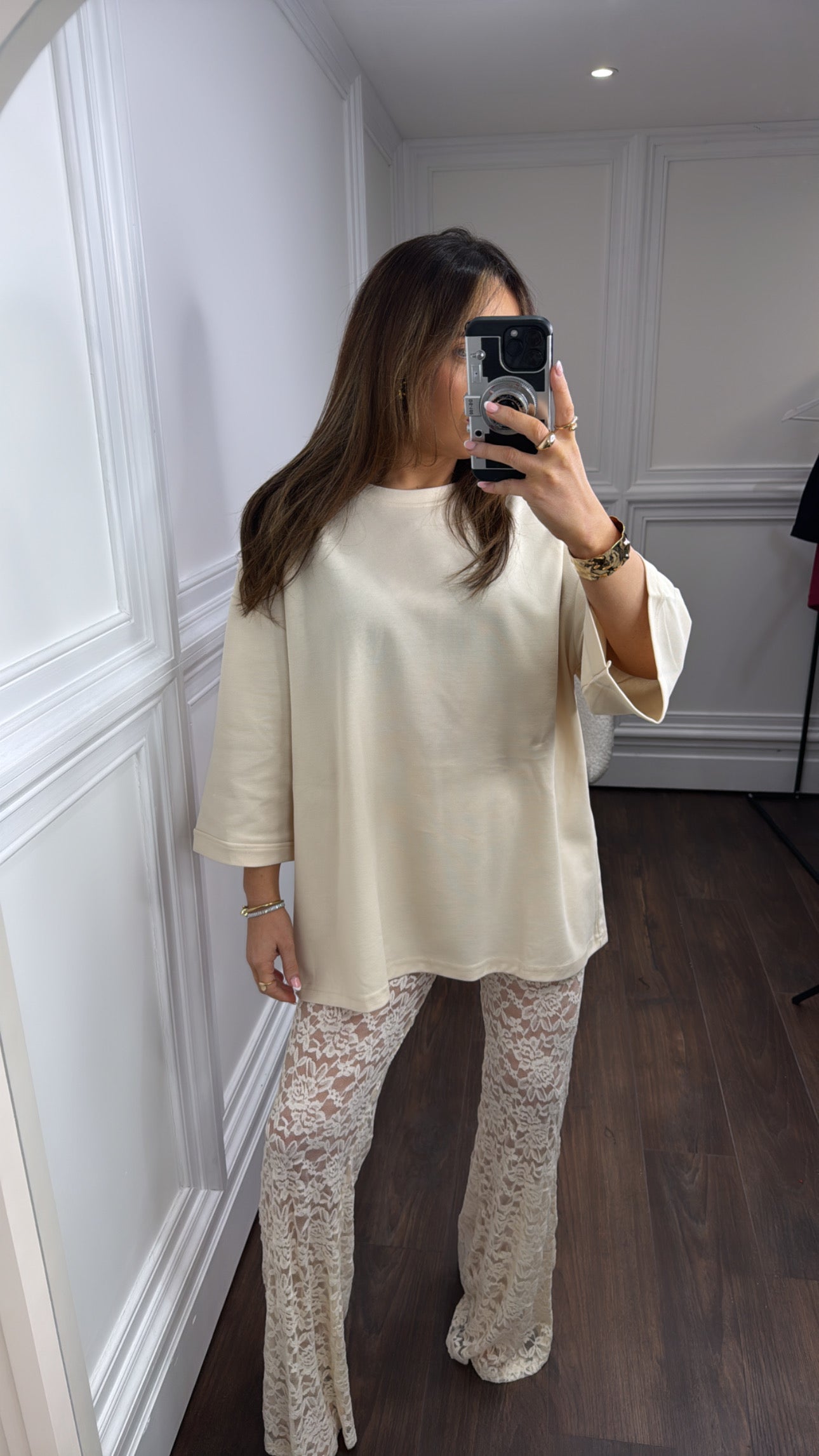 ESME cream lace pants