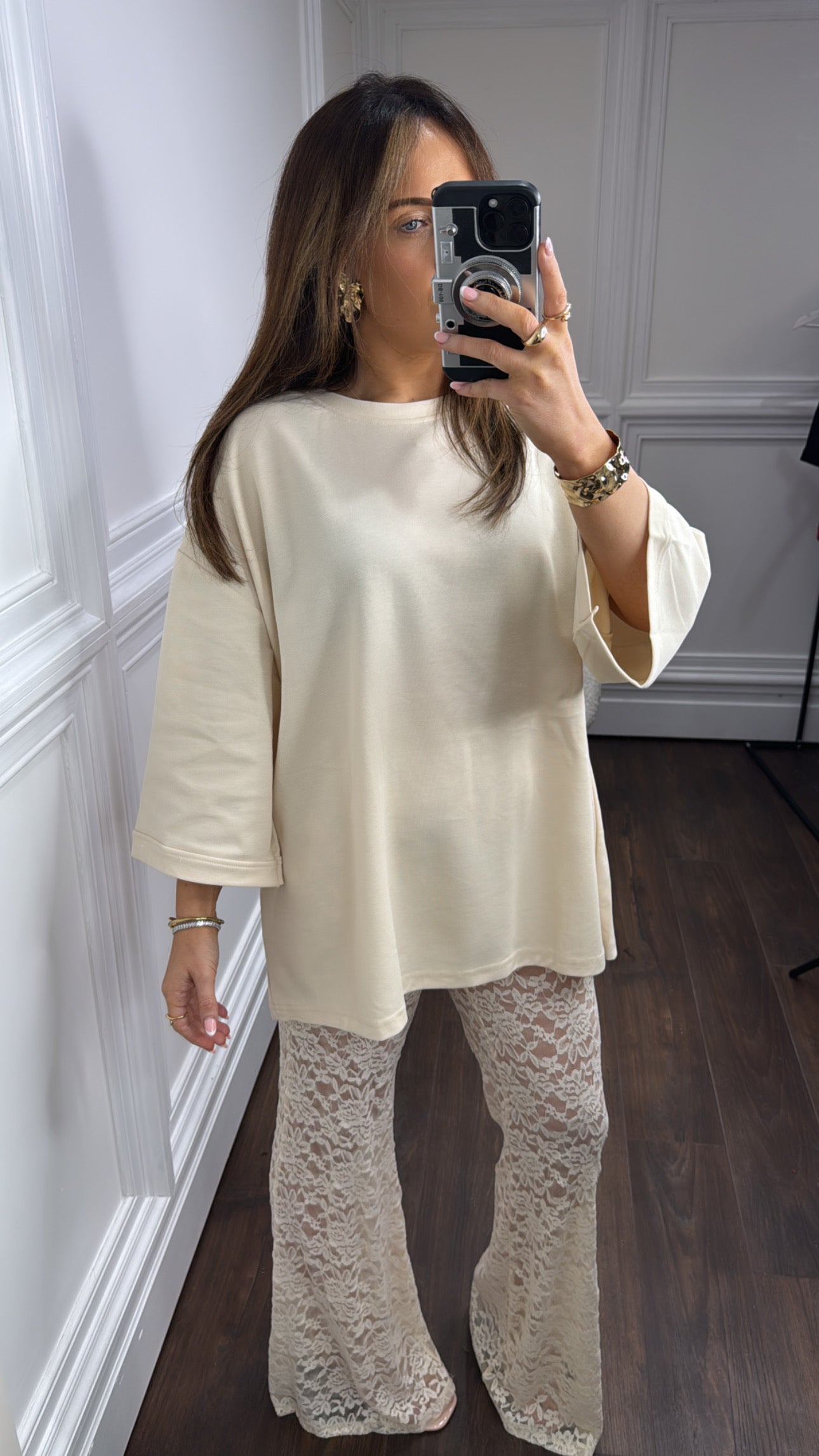 ESME cream lace pants