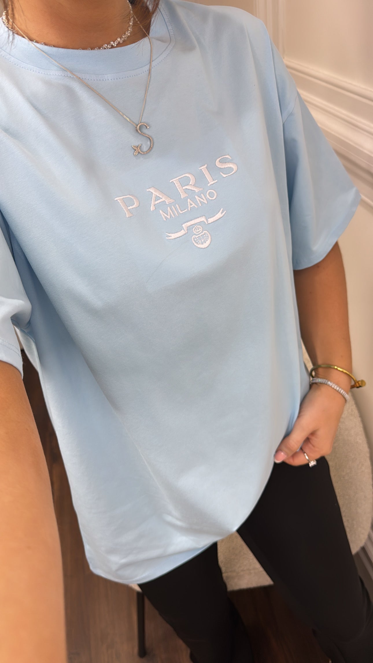 PARIS blue milano tshirt