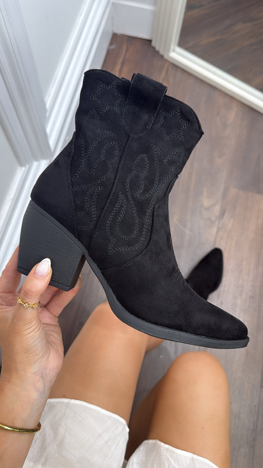 MARA black cowboy boots