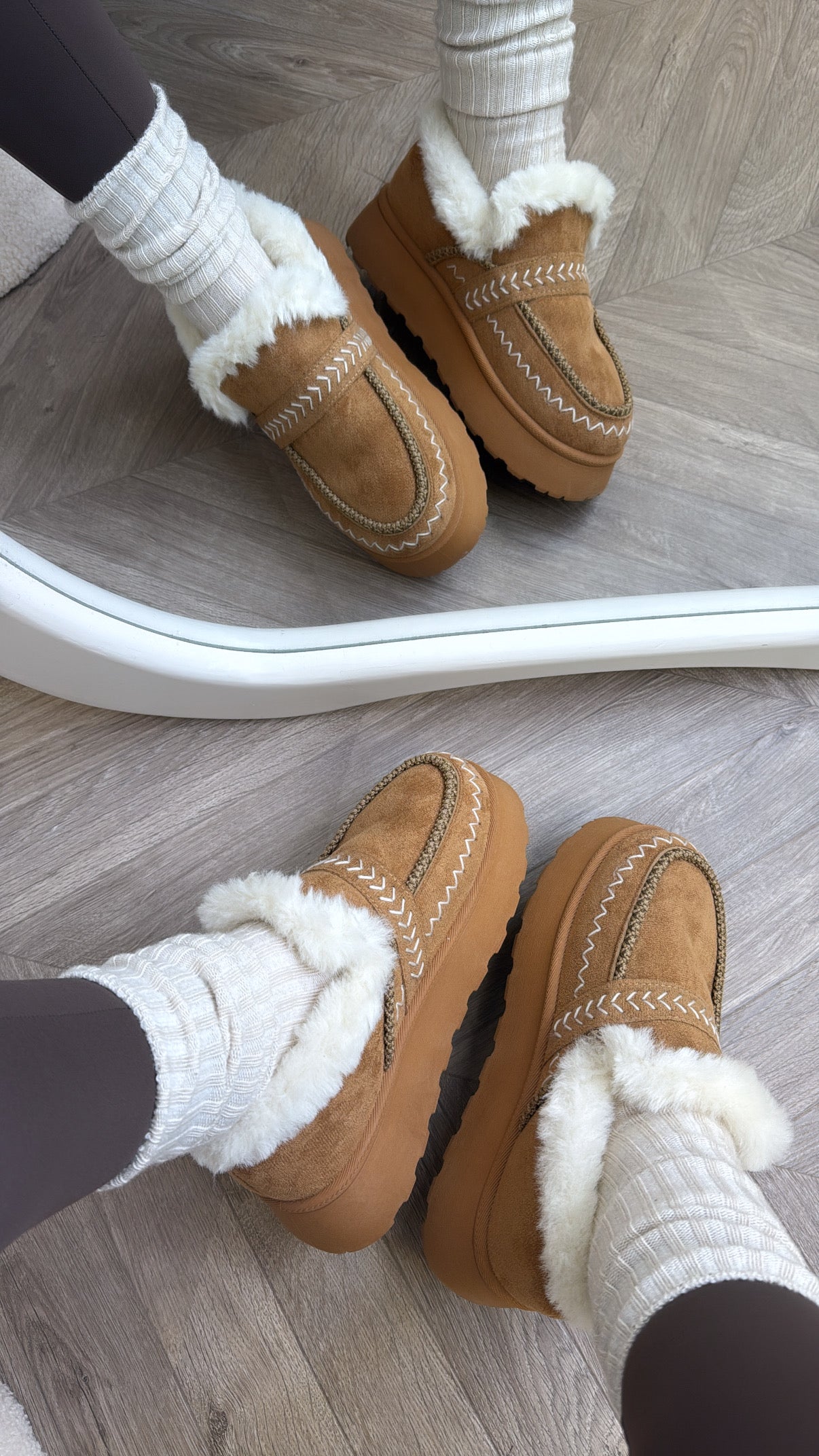 ONTARIO camel fluffy mules